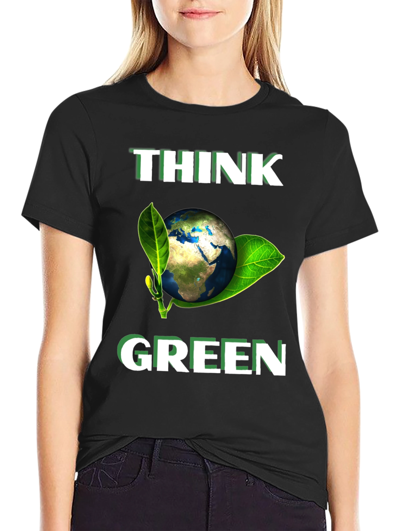 Think Green Earth Graphic Tee