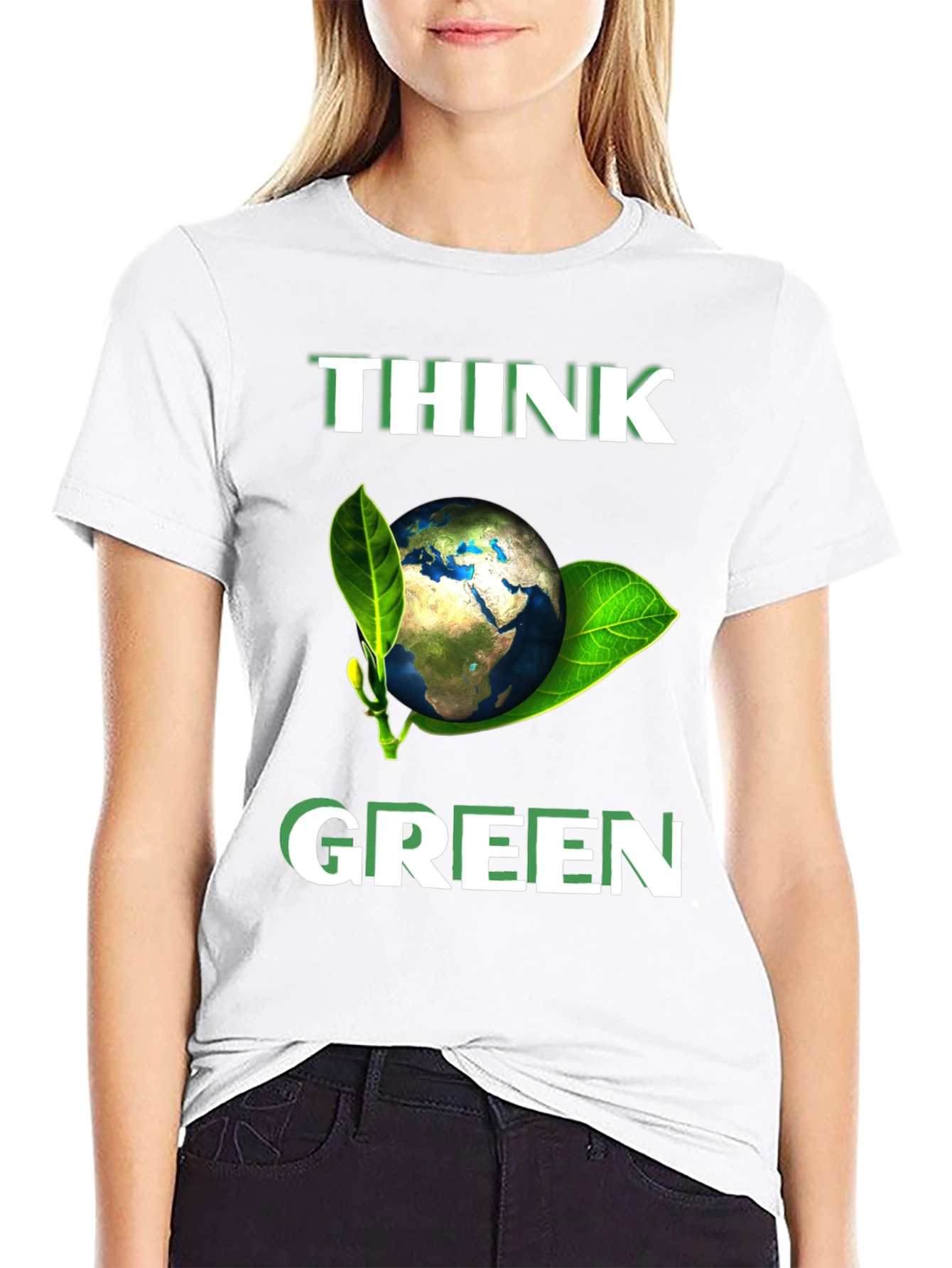 Think Green Earth Graphic Tee