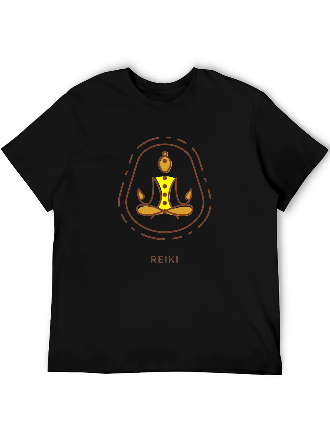 Reiki Meditation T-Shirt - Black - Unisex