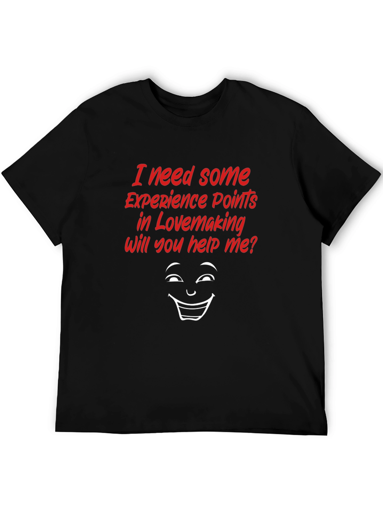 Funny Lovemaking Experience Points Black T-Shirt
