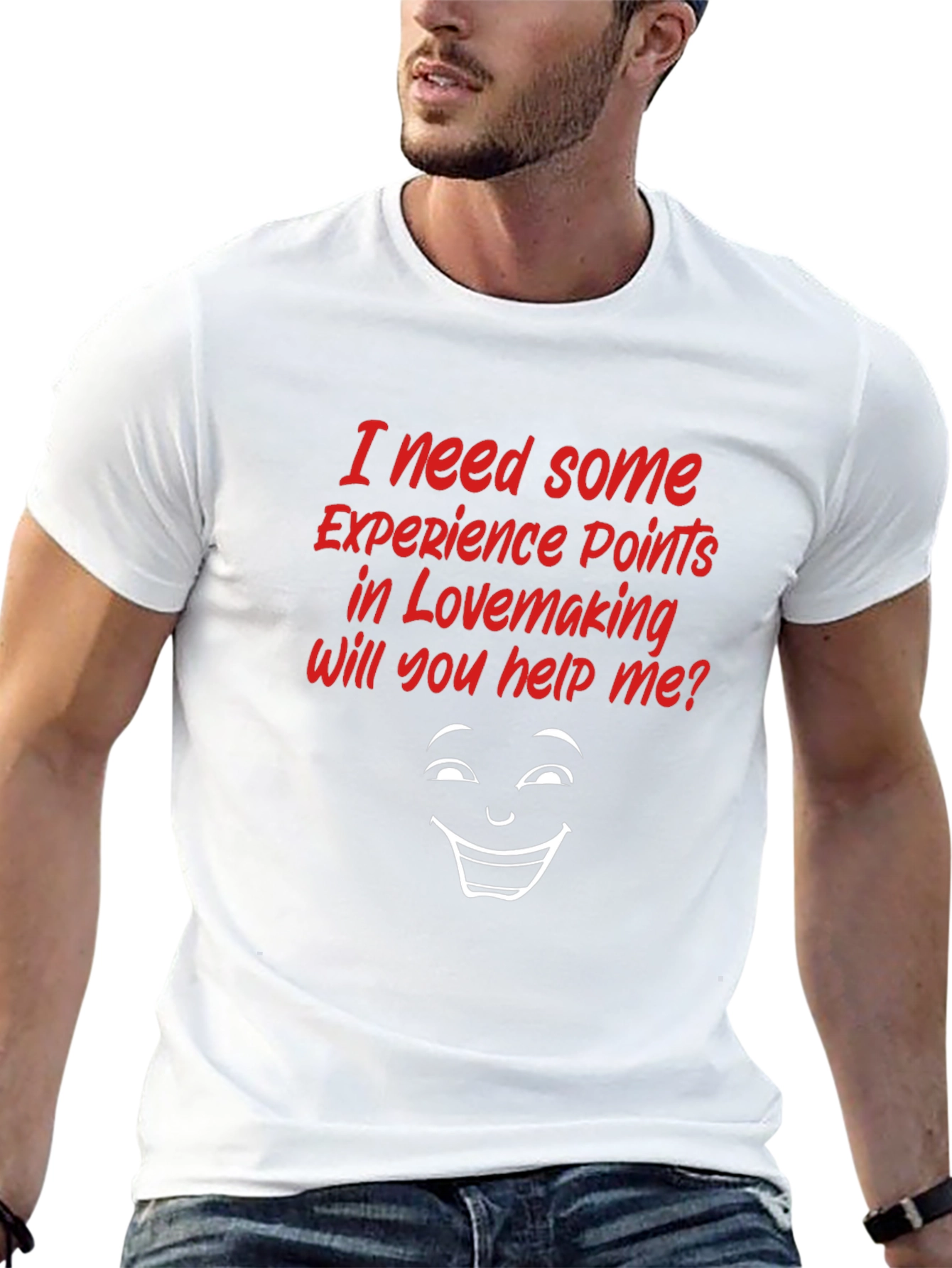 Funny Lovemaking Experience Points Black T-Shirt
