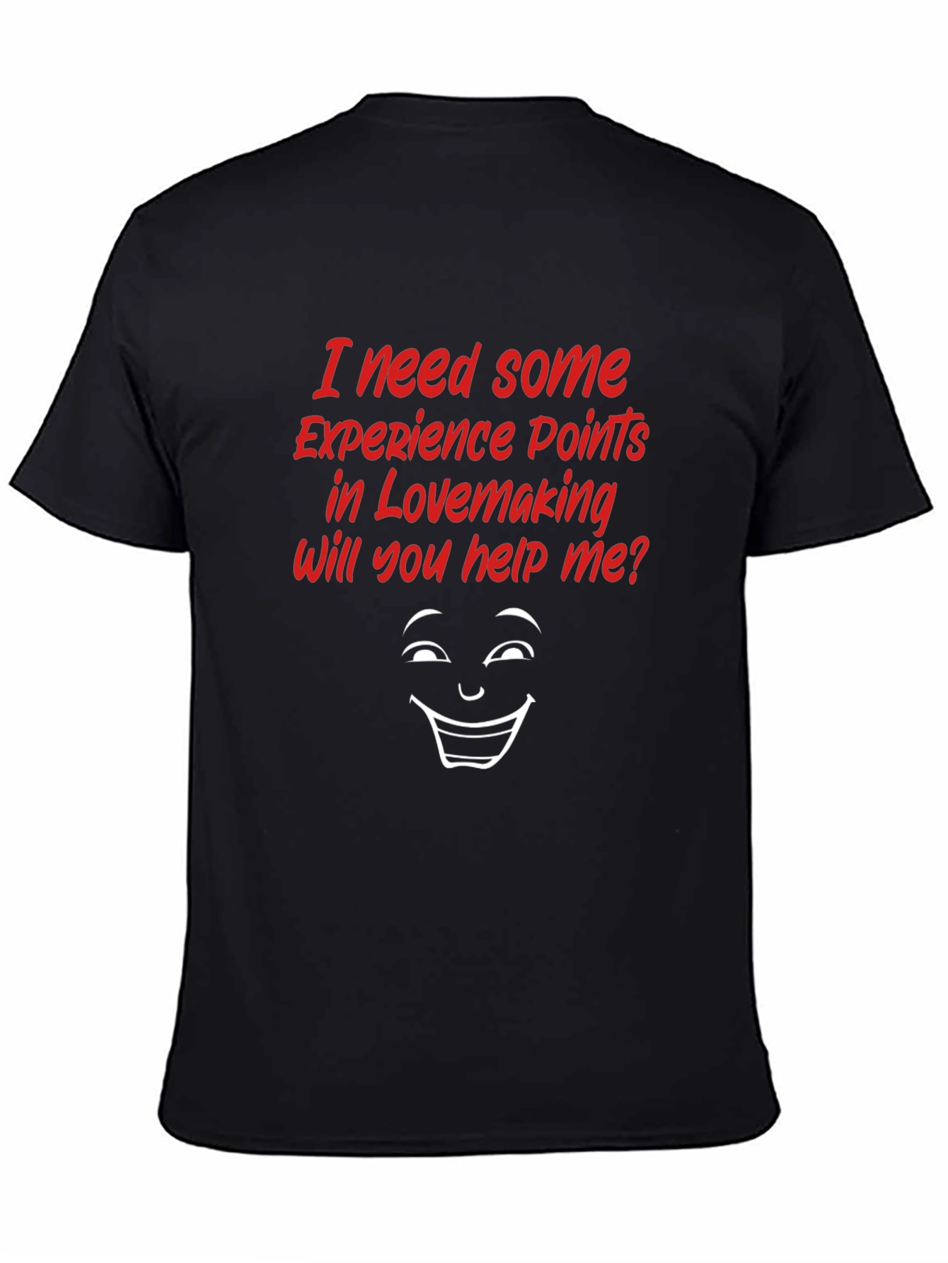 Funny Lovemaking Experience Points Black T-Shirt