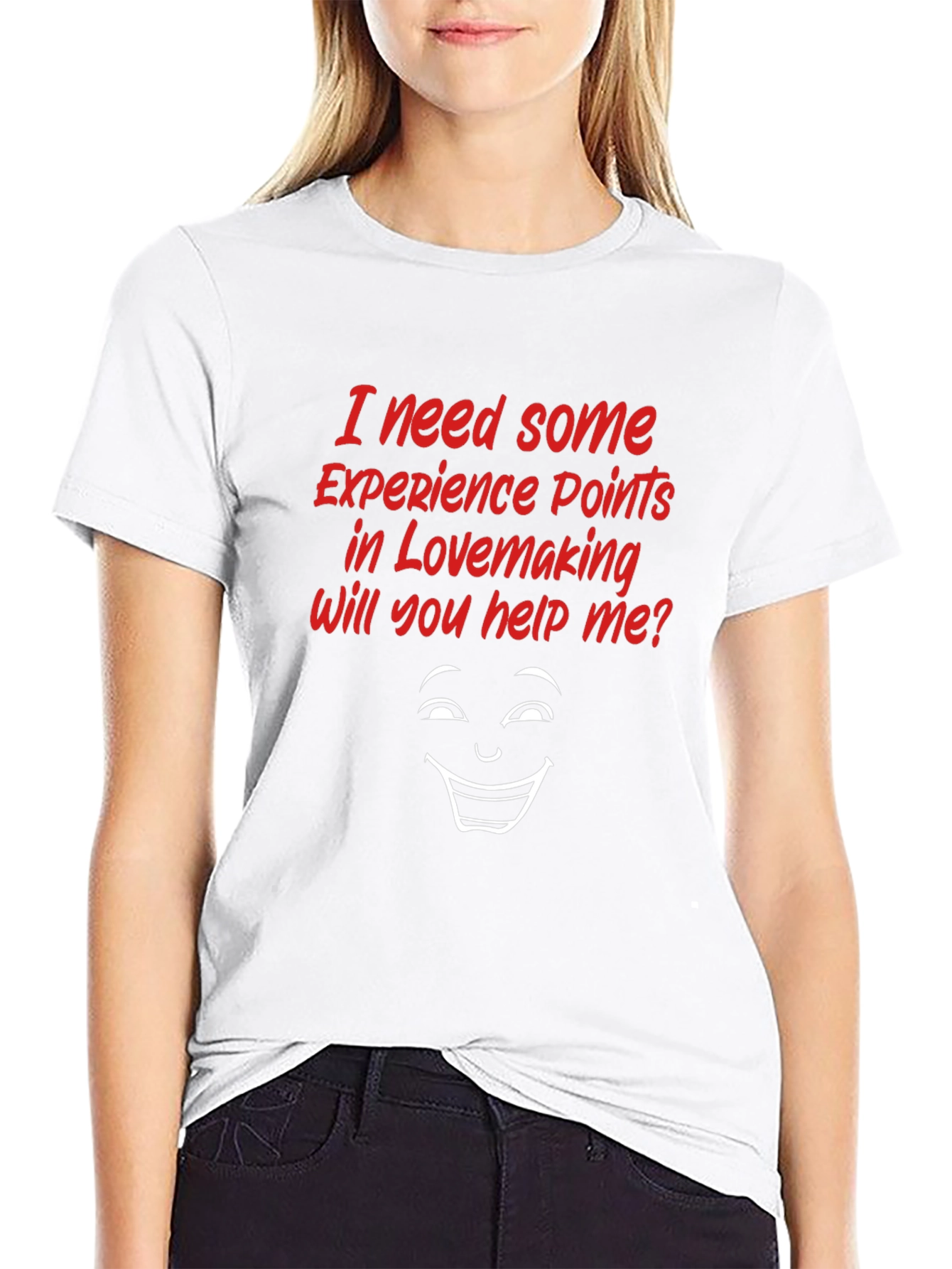 Funny Lovemaking Experience Points Black T-Shirt