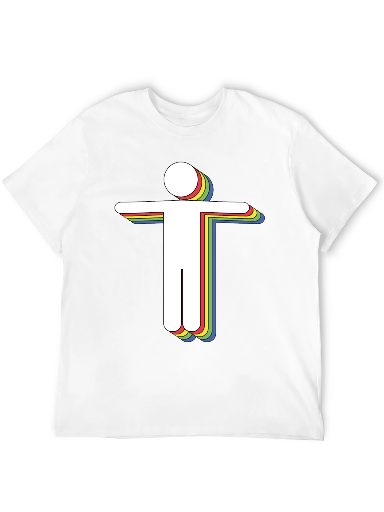 Retro Spectrum Humanoid Graphic Tee