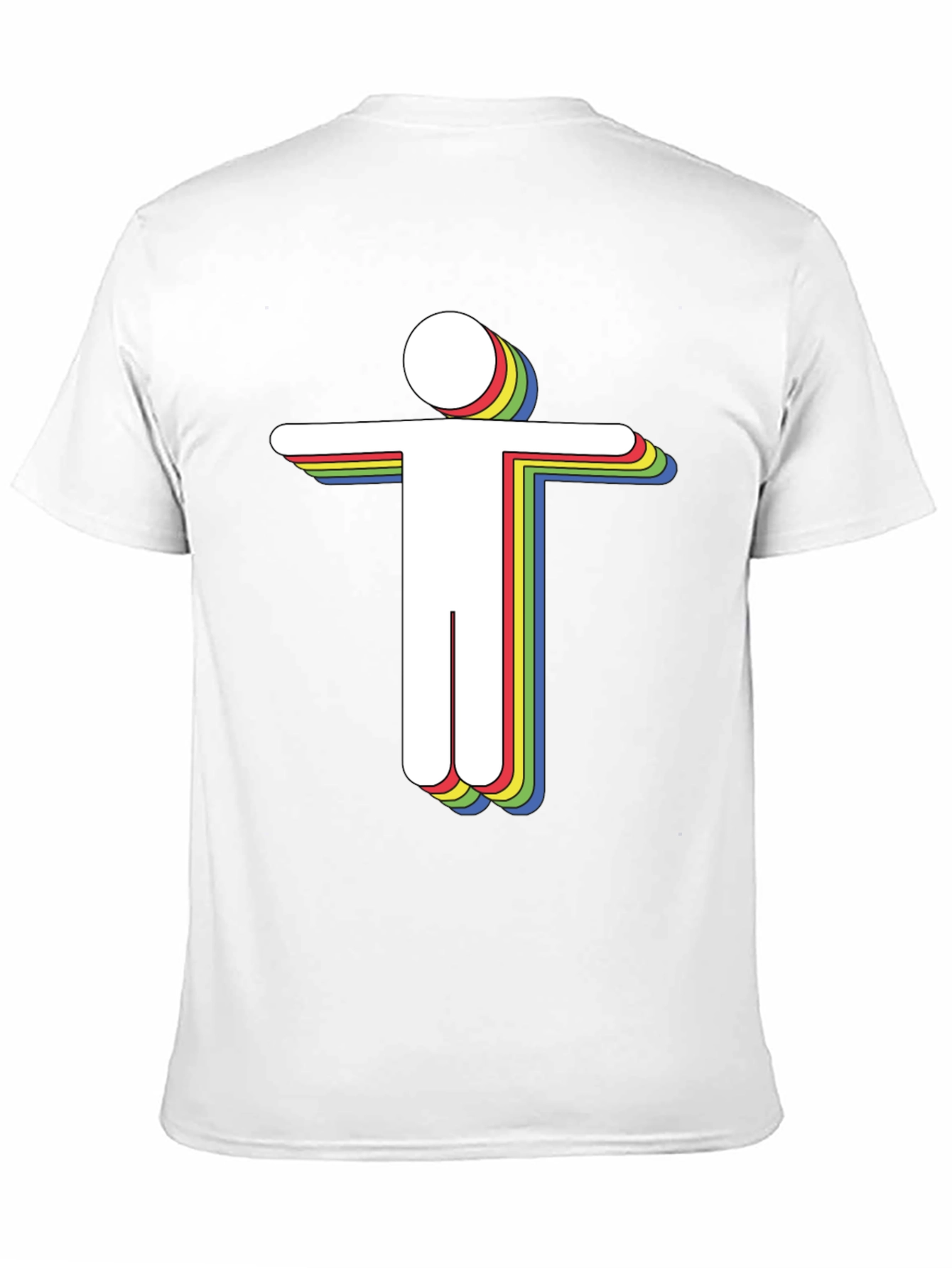 Retro Spectrum Humanoid Graphic Tee
