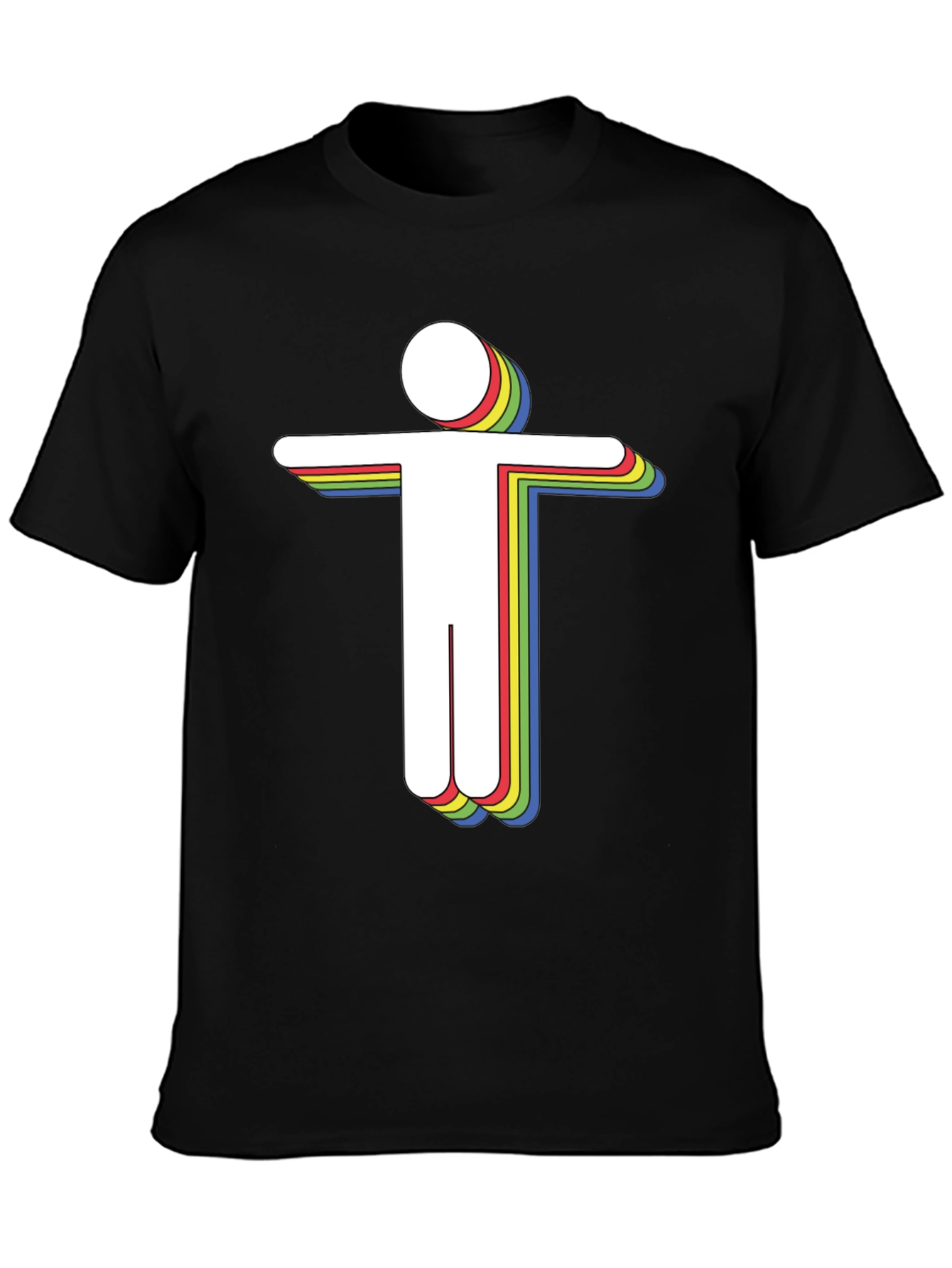 Retro Spectrum Humanoid Graphic Tee