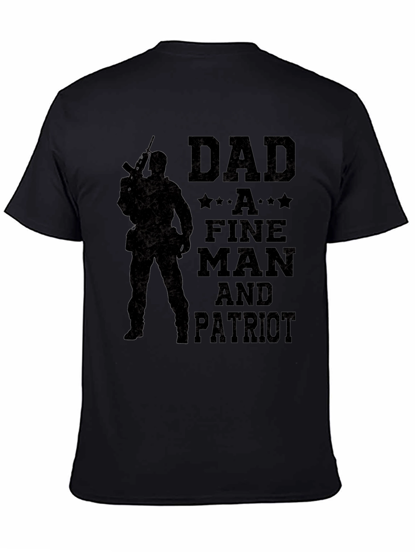 Dad Fine Man & Patriot Graphic T-Shirt