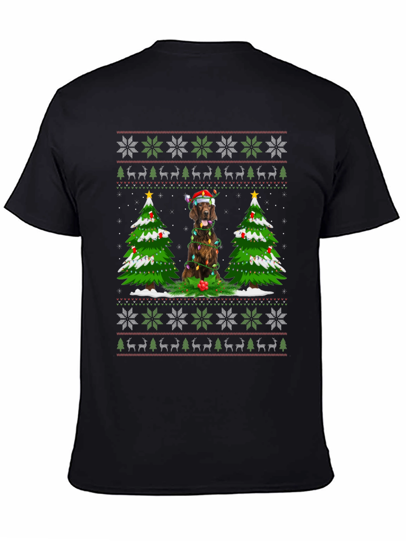 Festive Dog Christmas T-Shirt