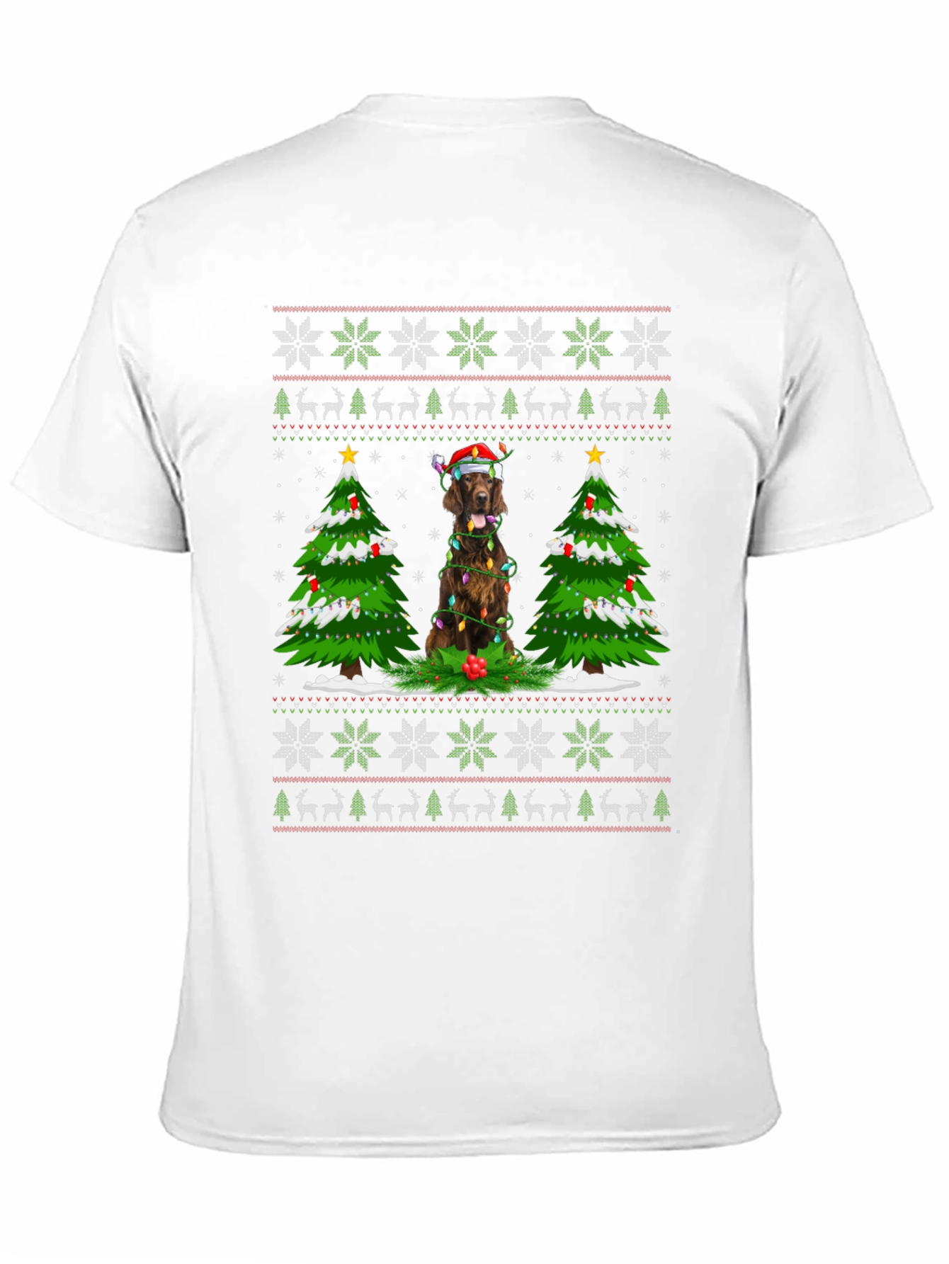 Festive Dog Christmas T-Shirt