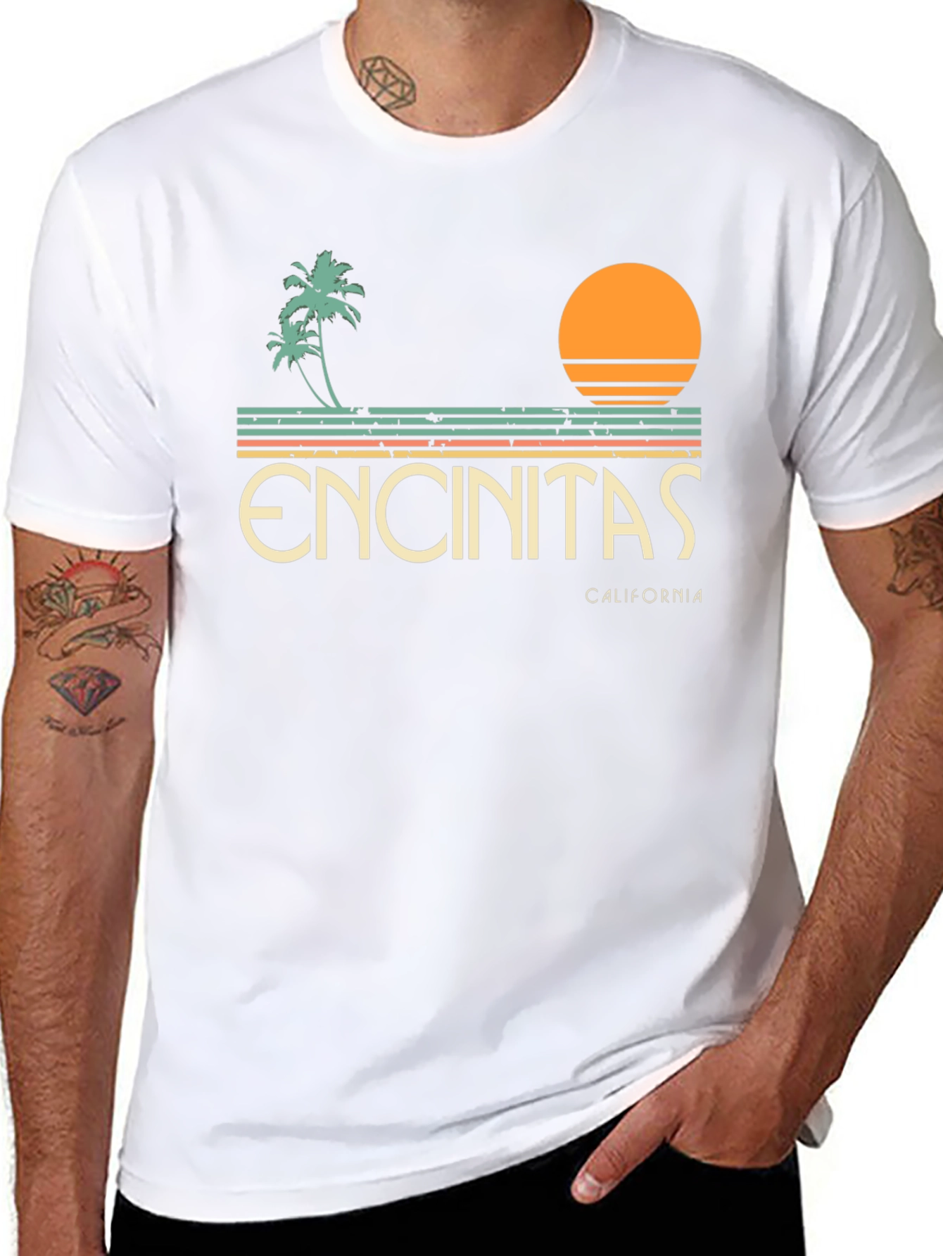 Encinitas California Graphic T-Shirt