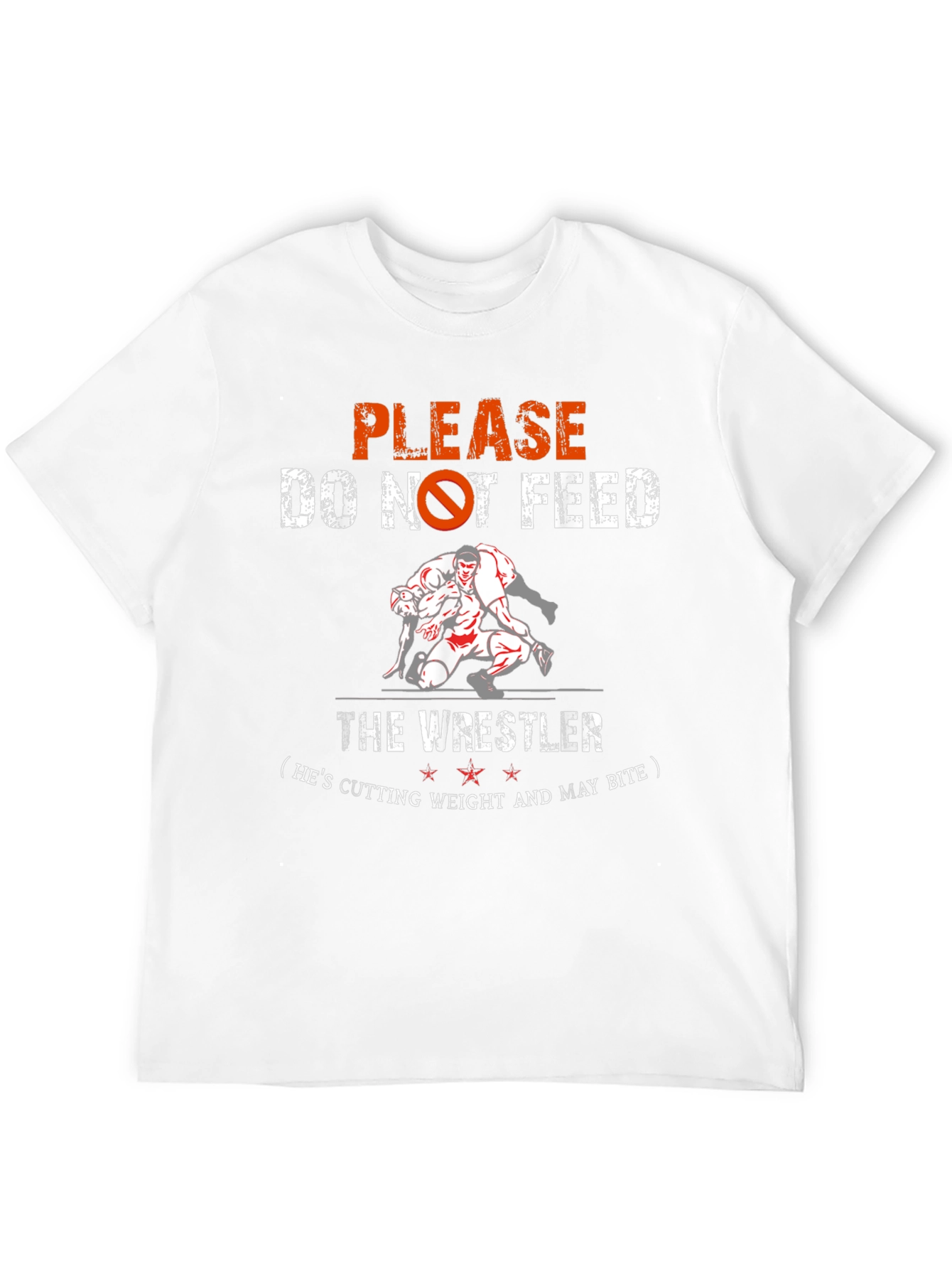 Wrestling Tee: Do Not Feed the Wrestler T-Shirt