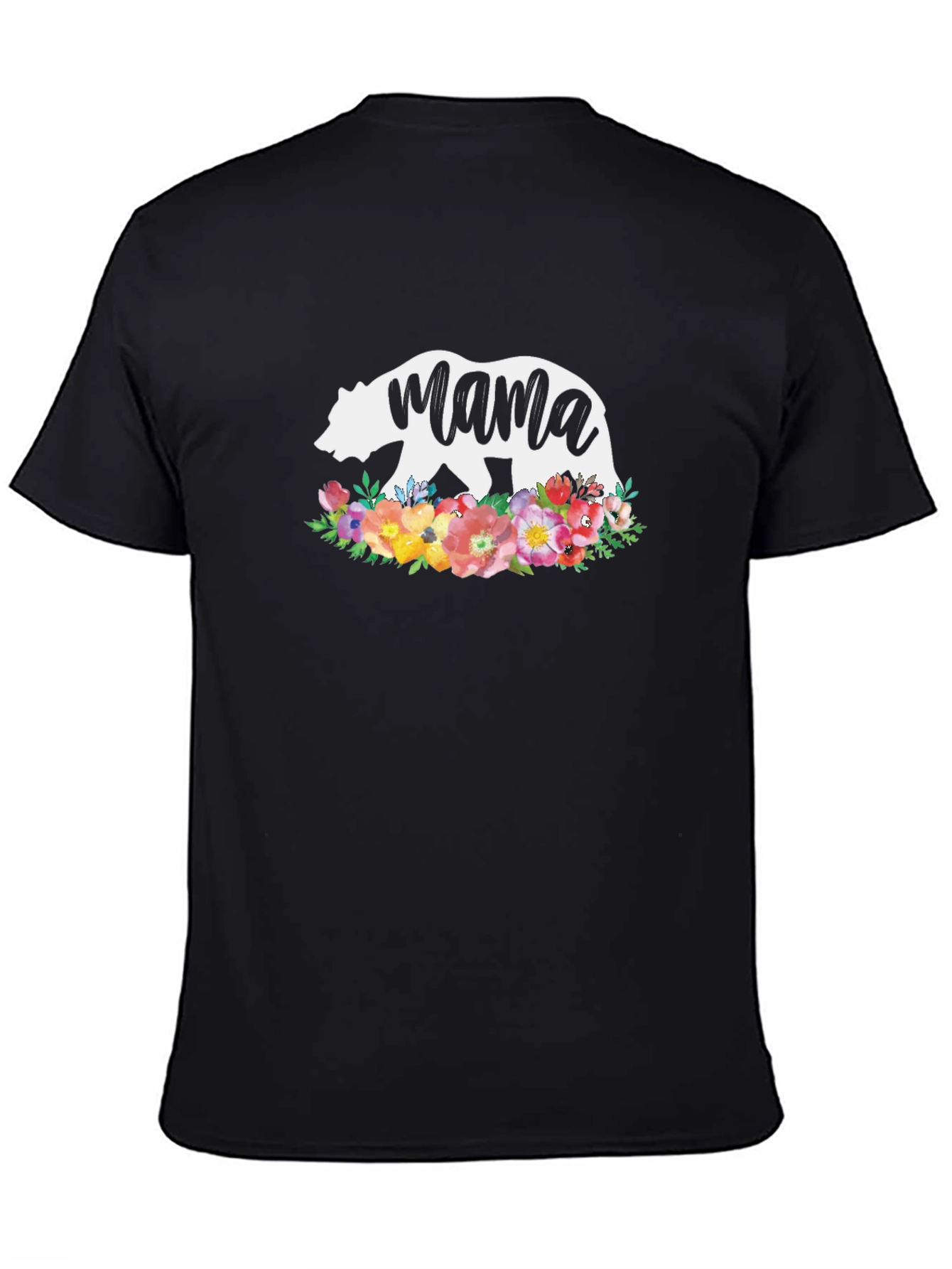 Mama Bear Floral T-Shirt - Stylish Womens Tee