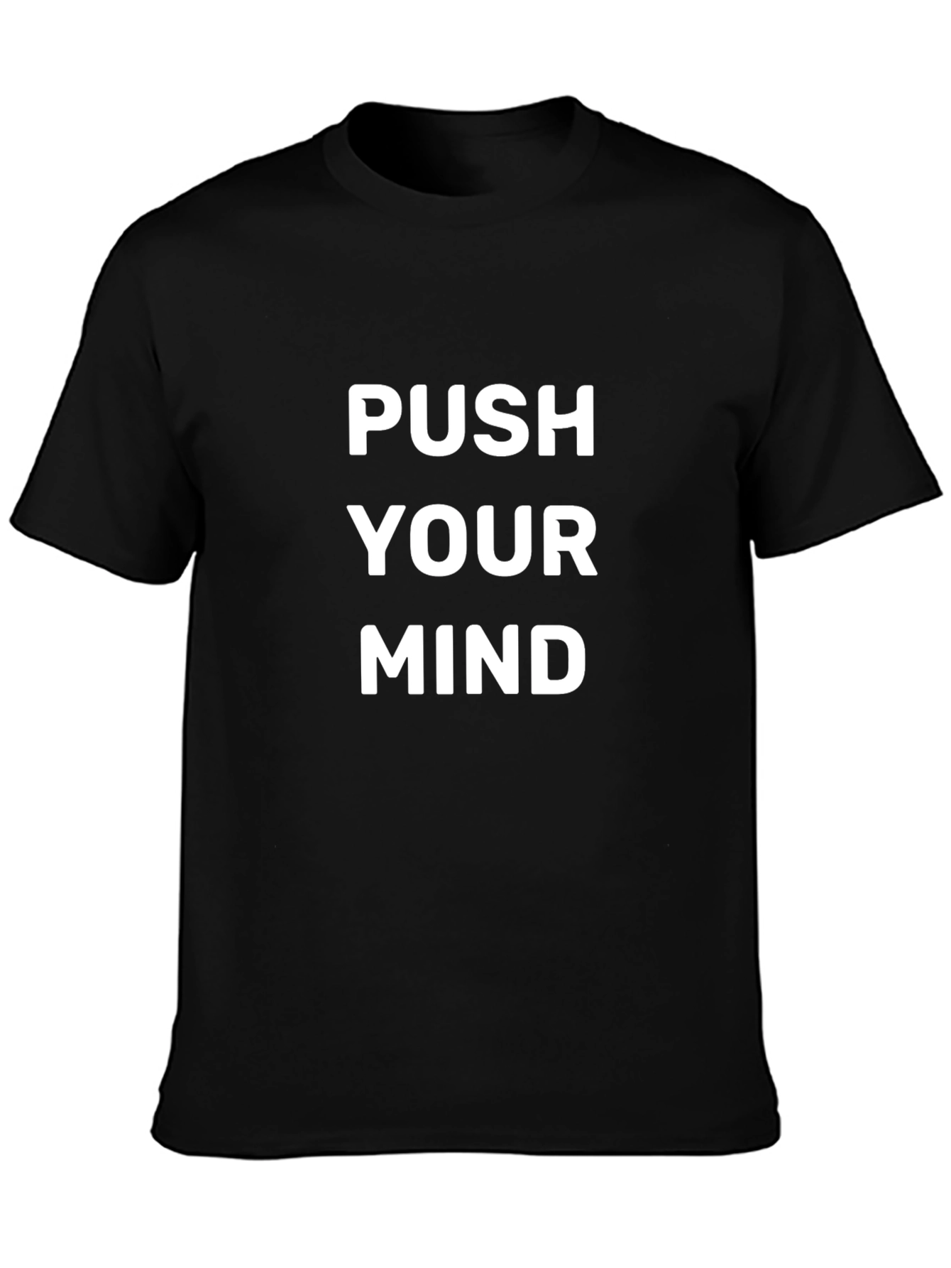 Push Your Mind Black T-Shirt