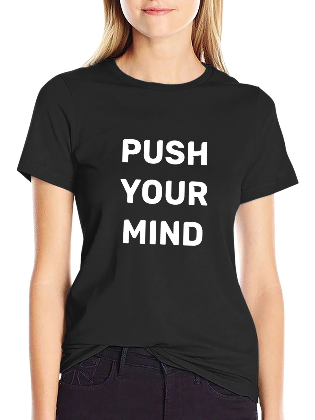 Push Your Mind Black T-Shirt