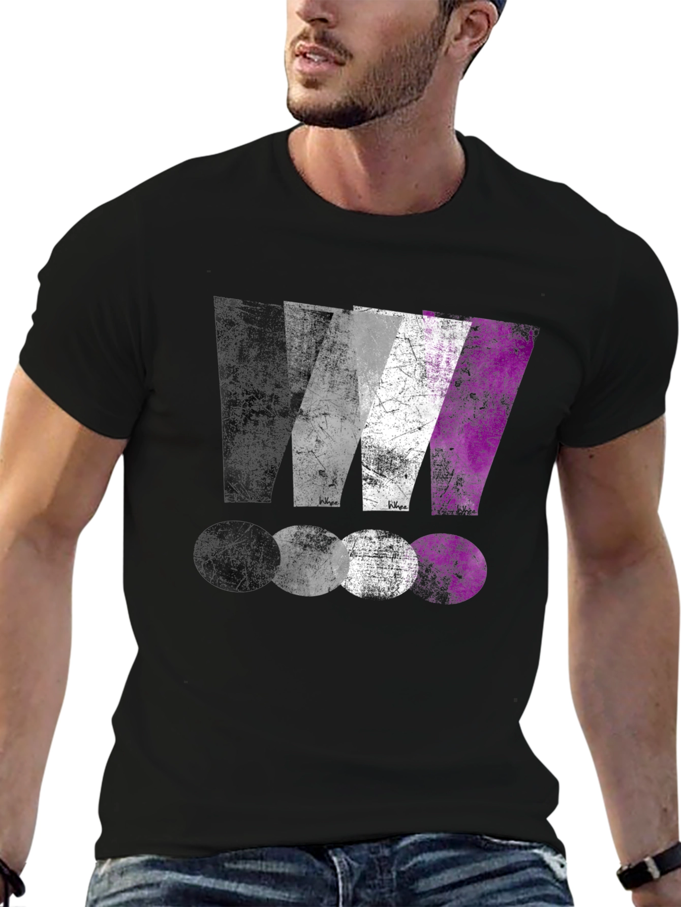 Asexual Pride Flag Graphic T-Shirt