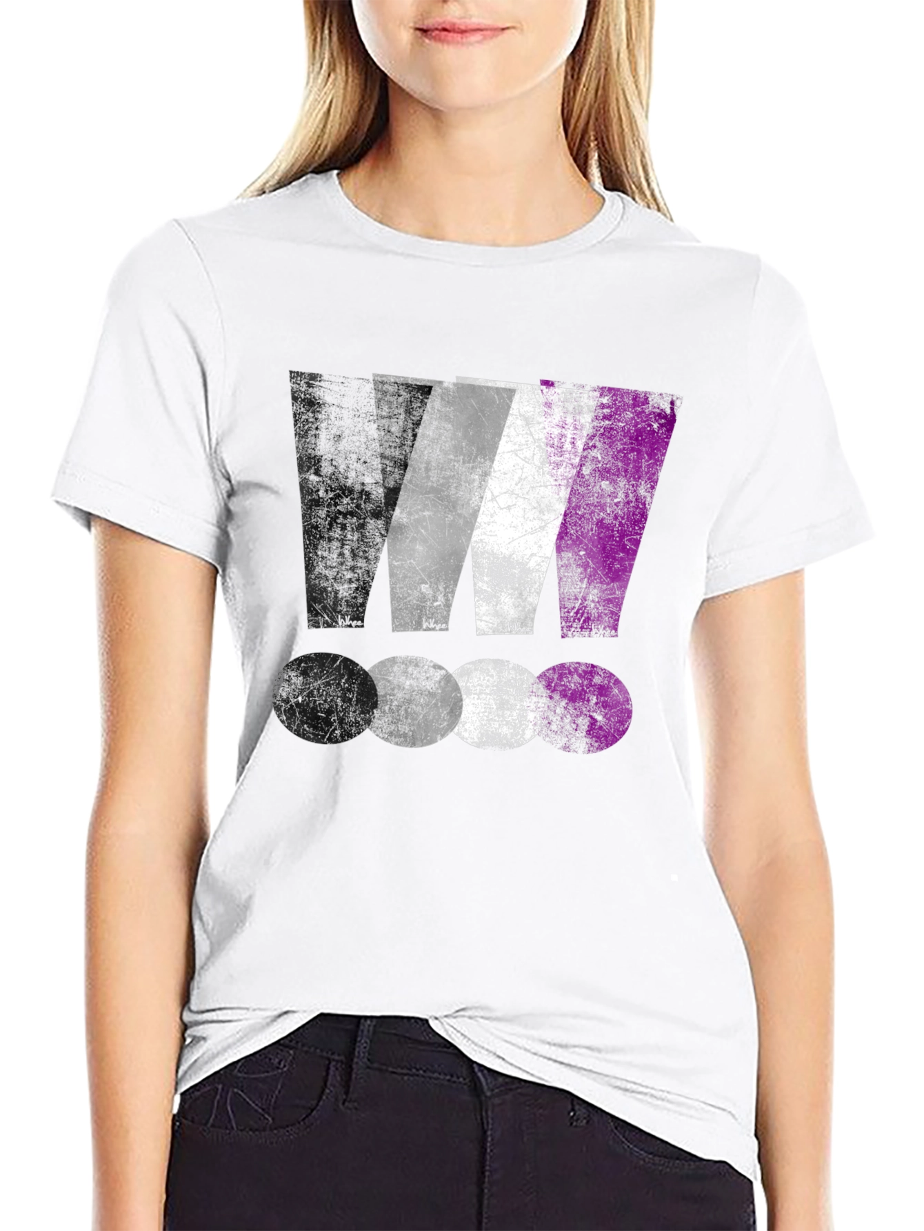 Asexual Pride Flag Graphic T-Shirt
