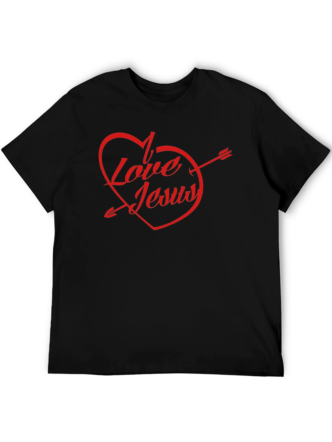 I Love Jesus Heart Arrow T-Shirt