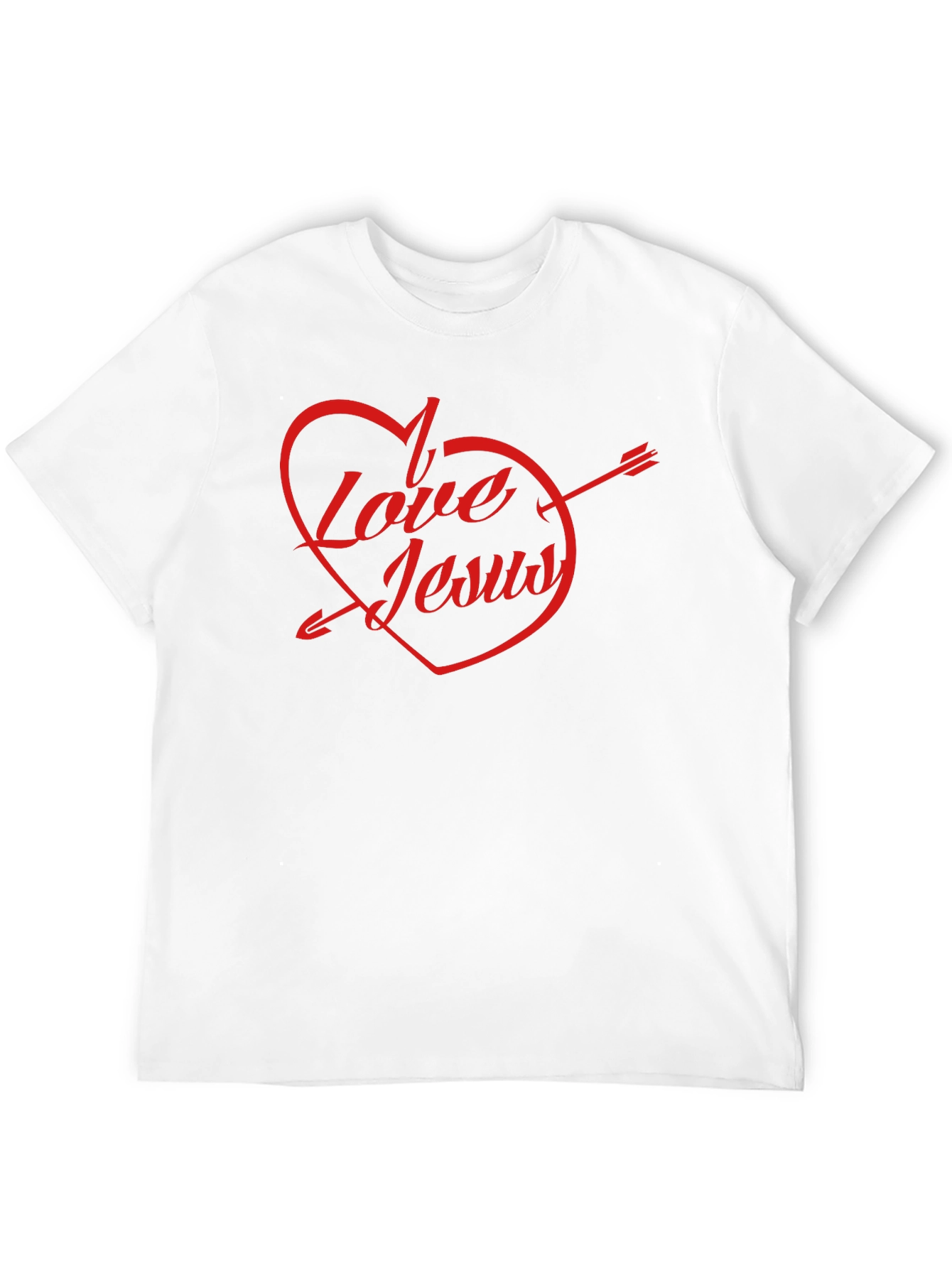I Love Jesus Heart Arrow T-Shirt