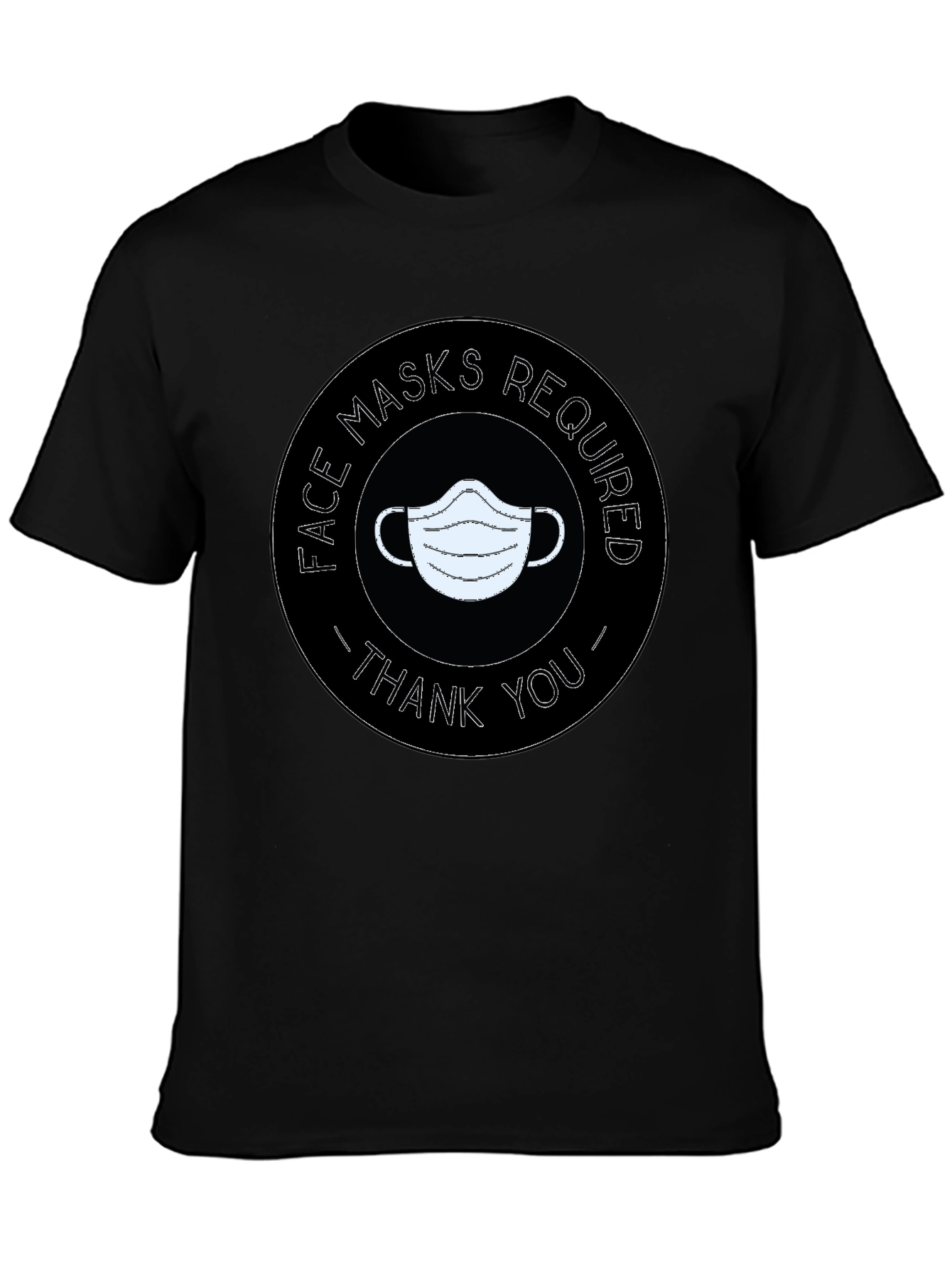 Face Masks Required T-Shirt - Thank You
