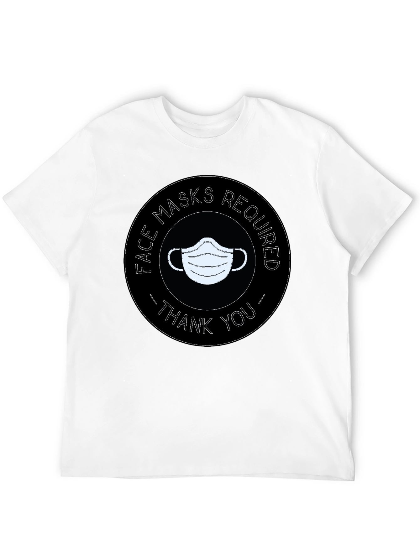 Face Masks Required T-Shirt - Thank You