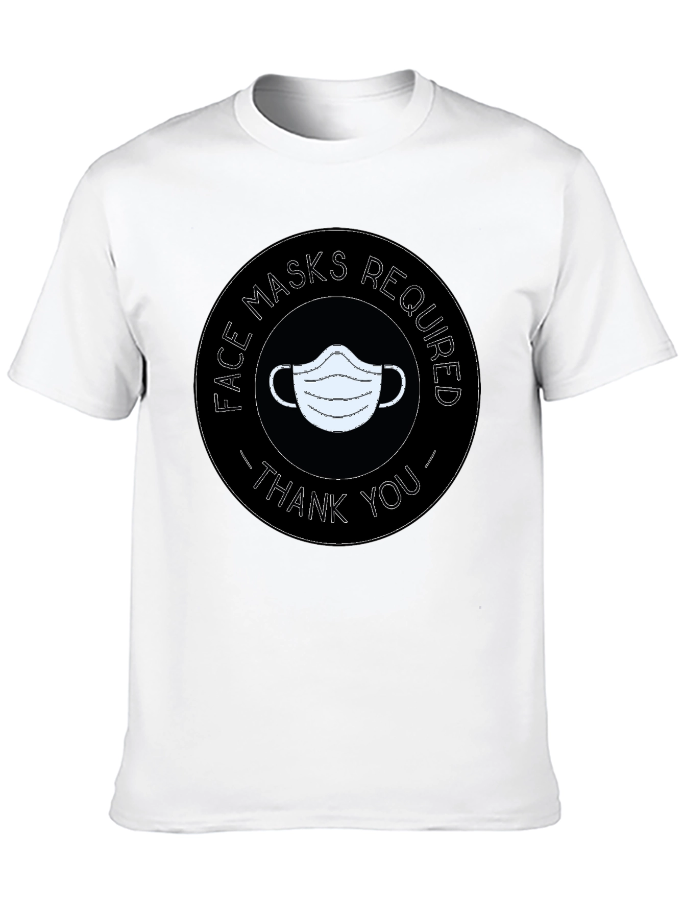 Face Masks Required T-Shirt - Thank You