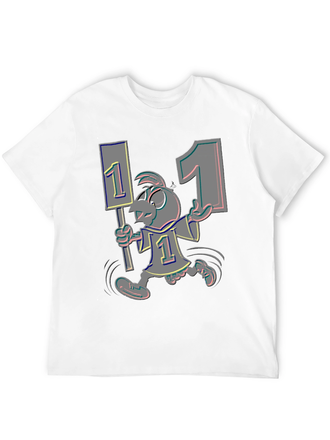 Cartoon Bird Fan T-Shirt