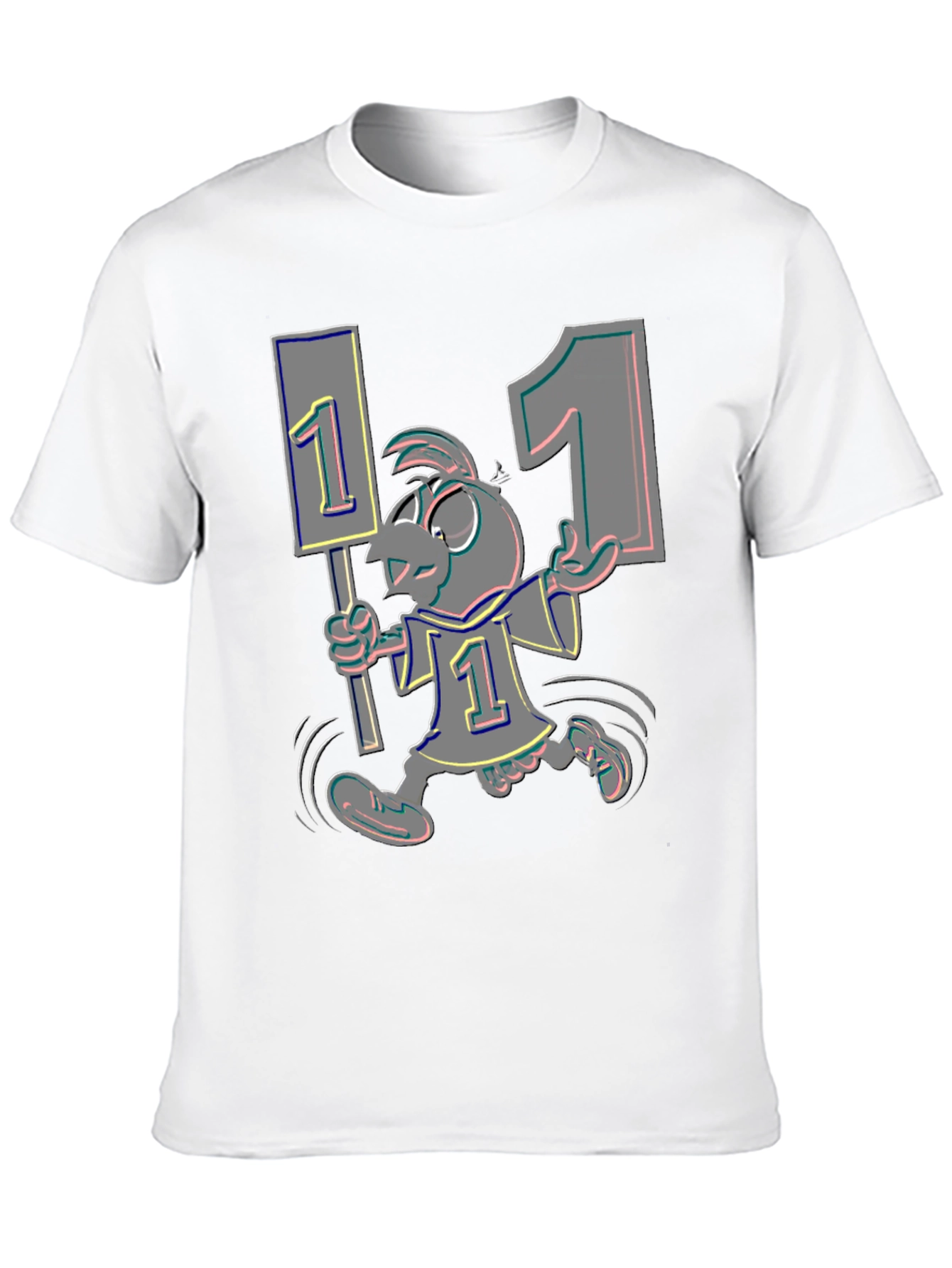 Cartoon Bird Fan T-Shirt
