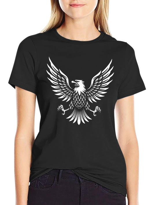 Eagle Graphic Black T-Shirt - Stylish Casual Wear