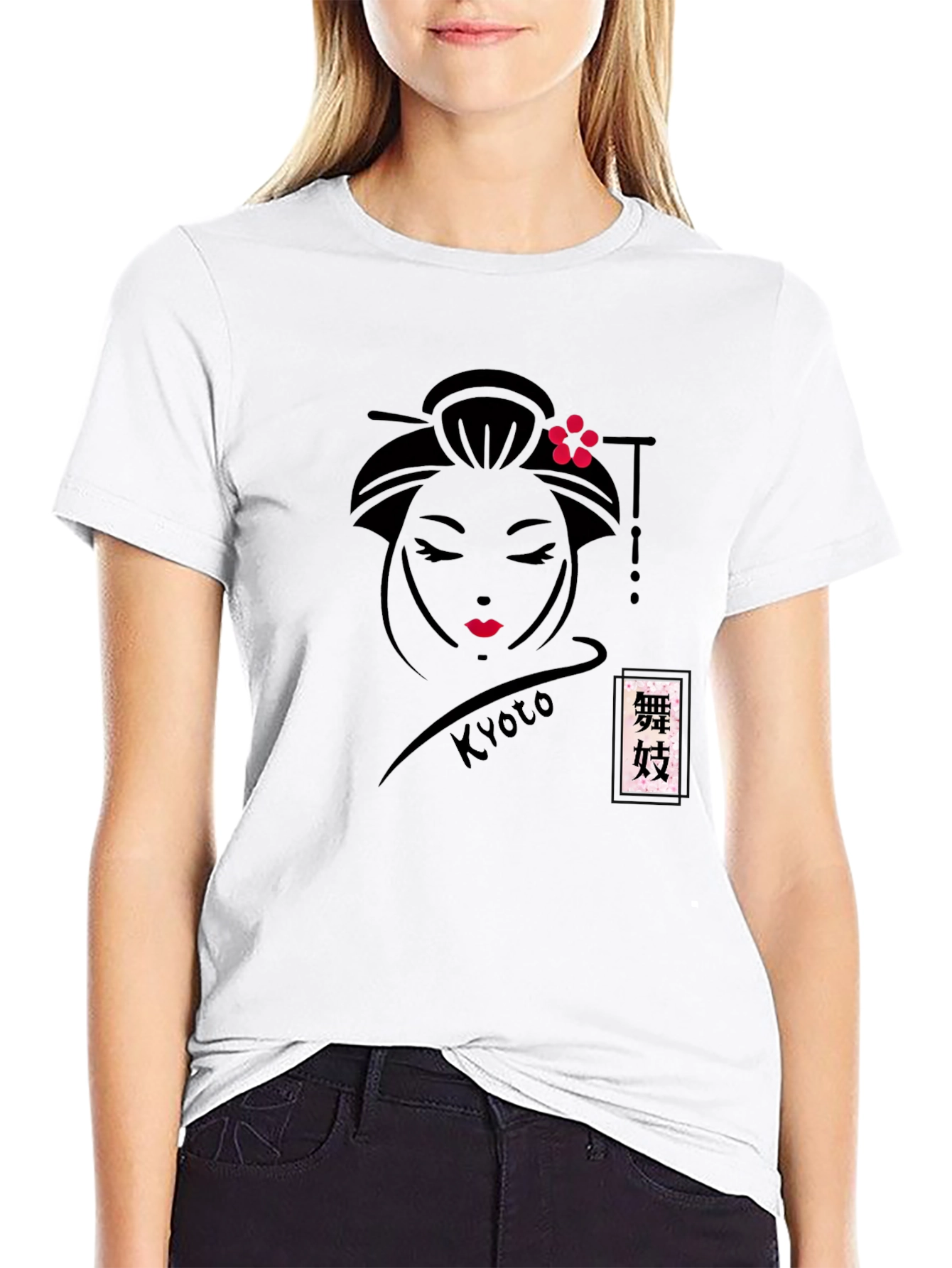 Kyoto Geisha Graphic T-Shirt