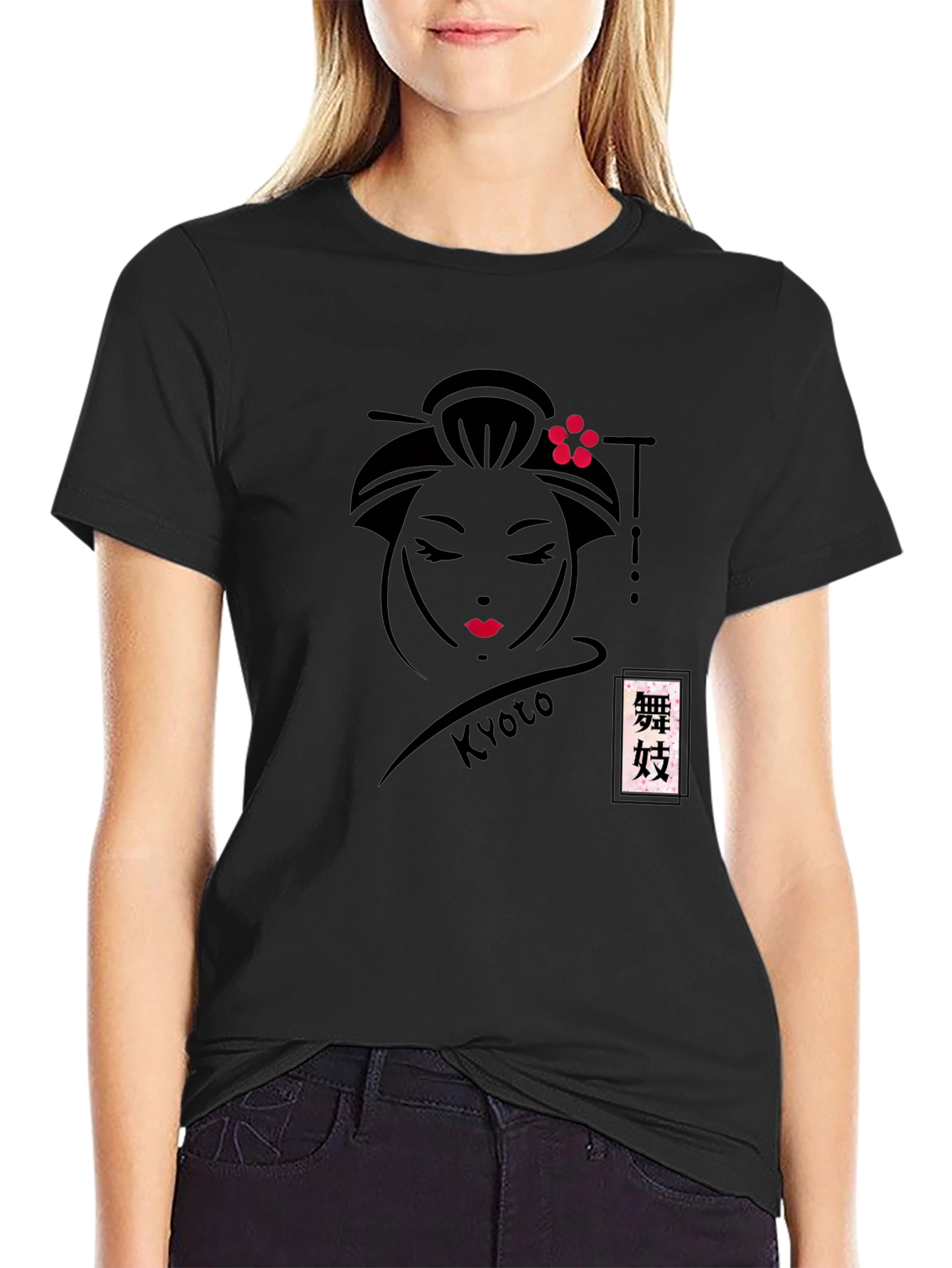 Kyoto Geisha Graphic T-Shirt