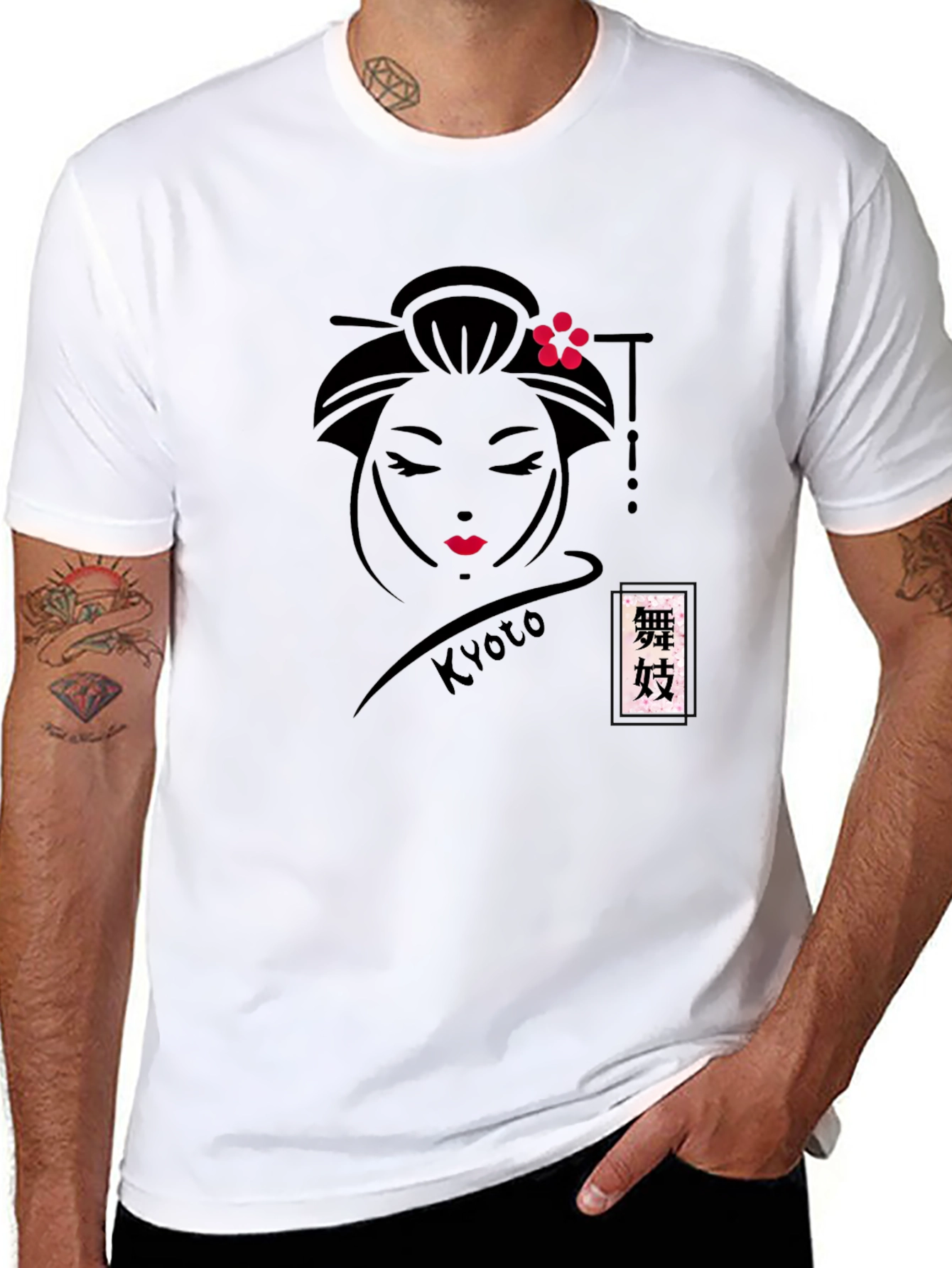 Kyoto Geisha Graphic T-Shirt