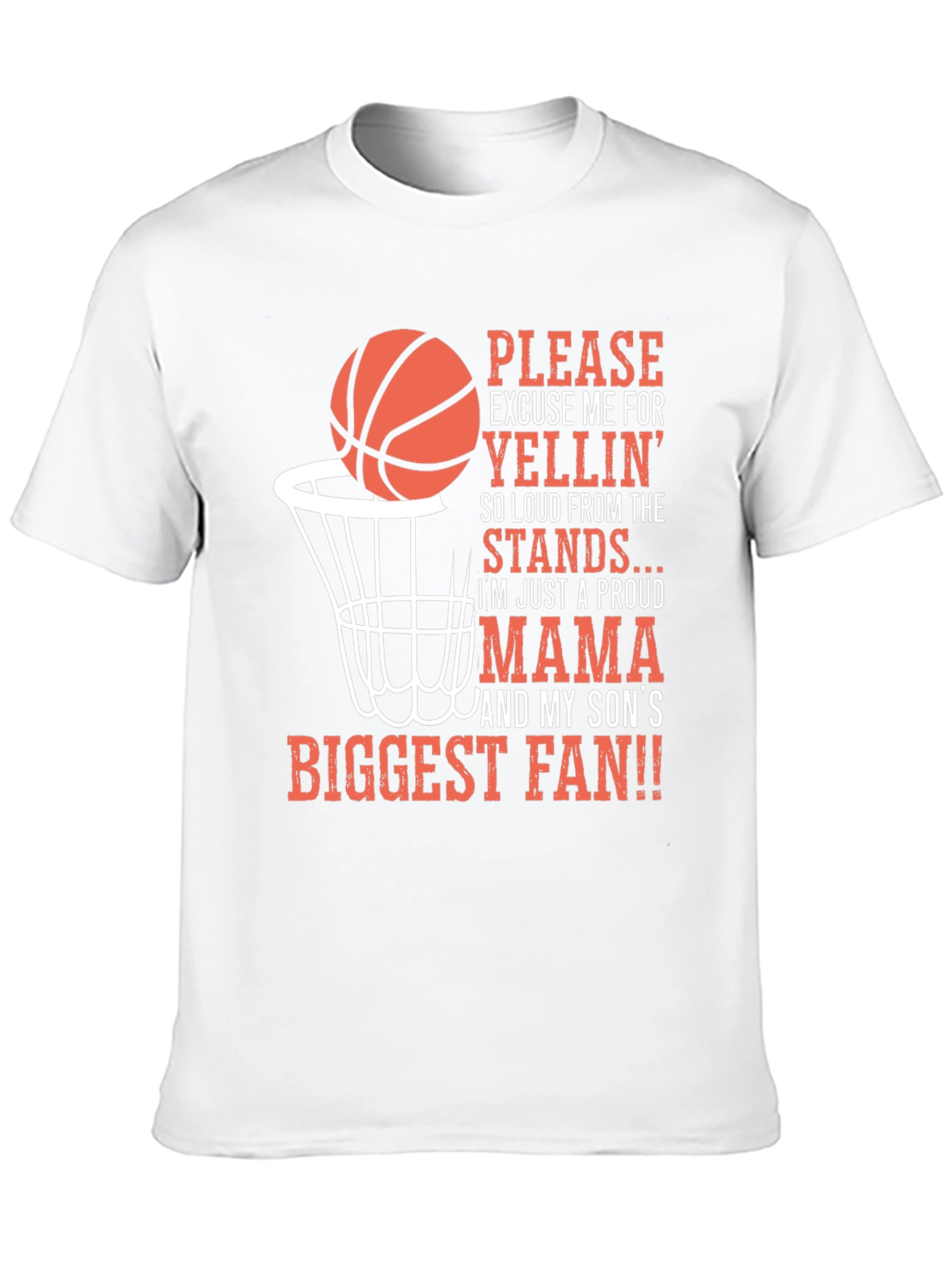 Proud Basketball Mama Graphic T-Shirt