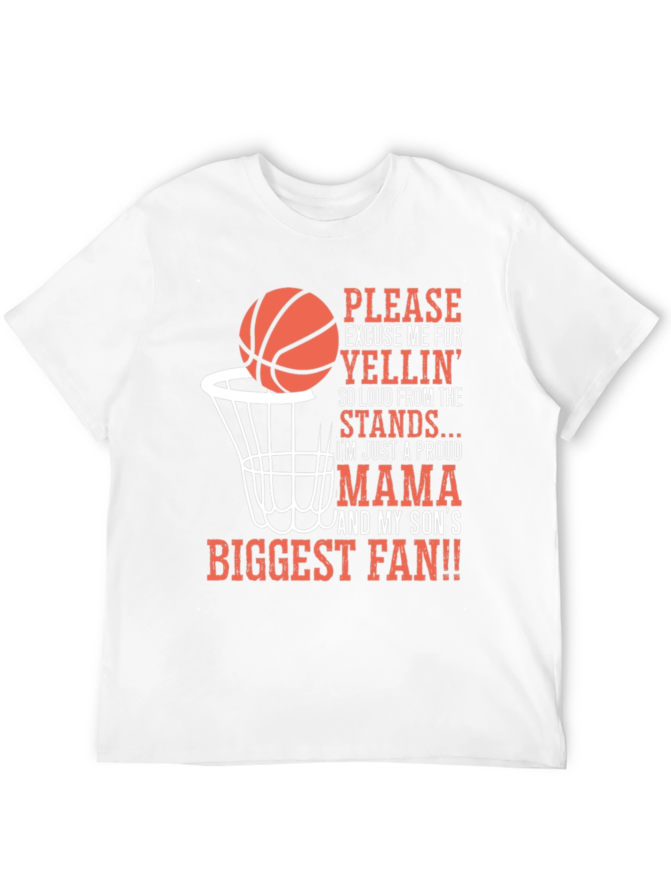 Proud Basketball Mama Graphic T-Shirt