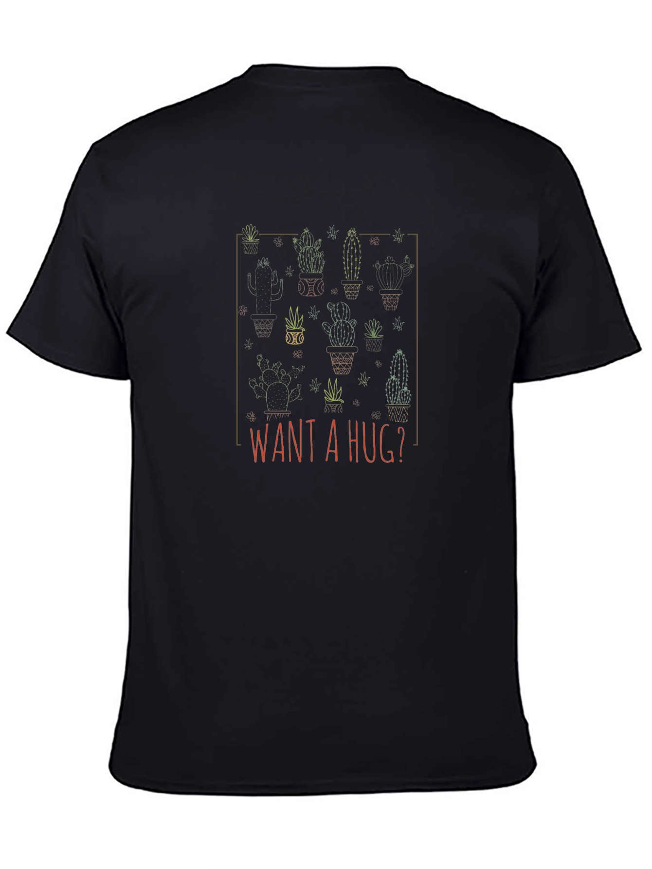 Want A Hug? Cactus Graphic Tee