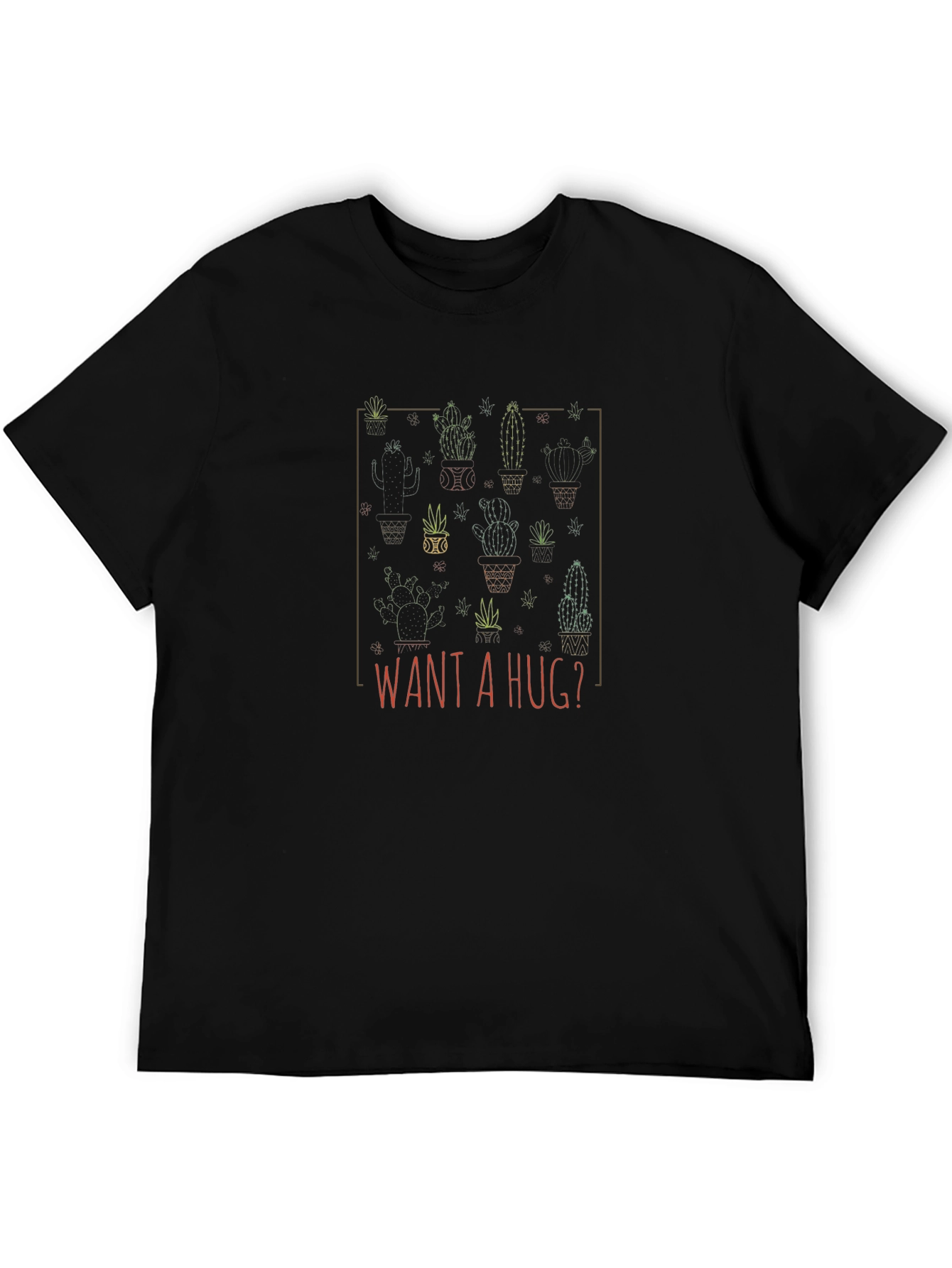 Want A Hug? Cactus Graphic Tee
