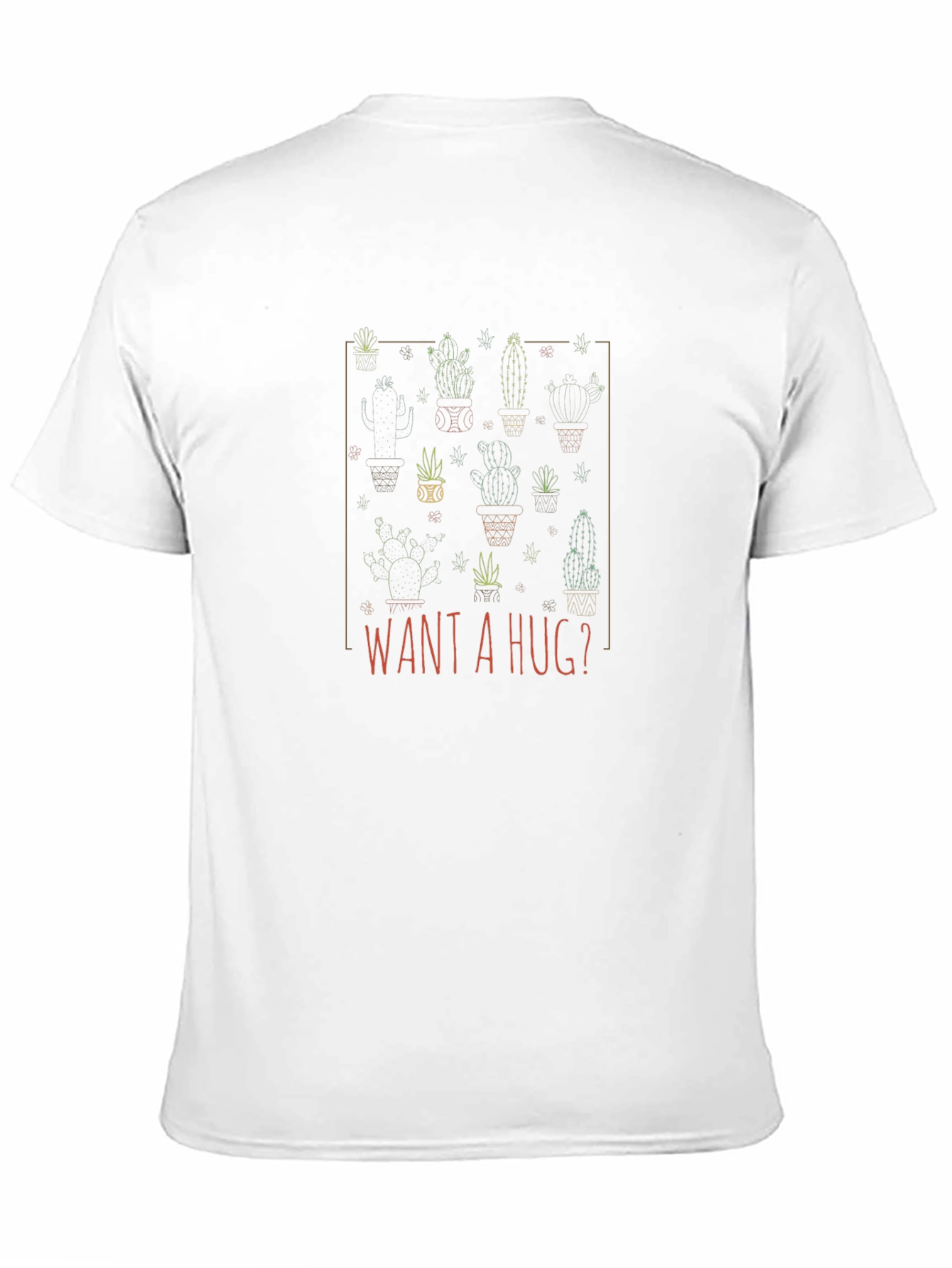 Want A Hug? Cactus Graphic Tee