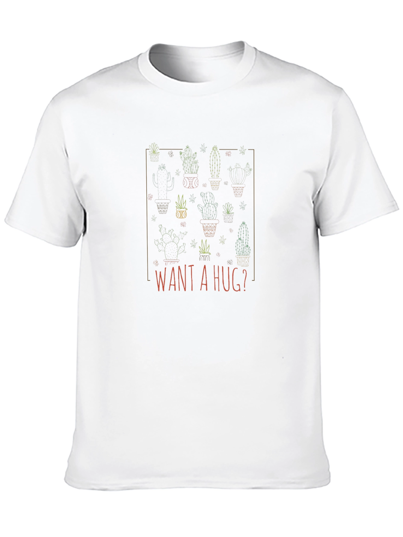 Want A Hug? Cactus Graphic Tee