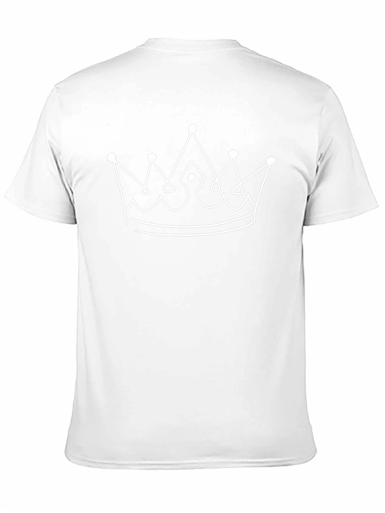 Crown Graphic Tee - Black Casual Style