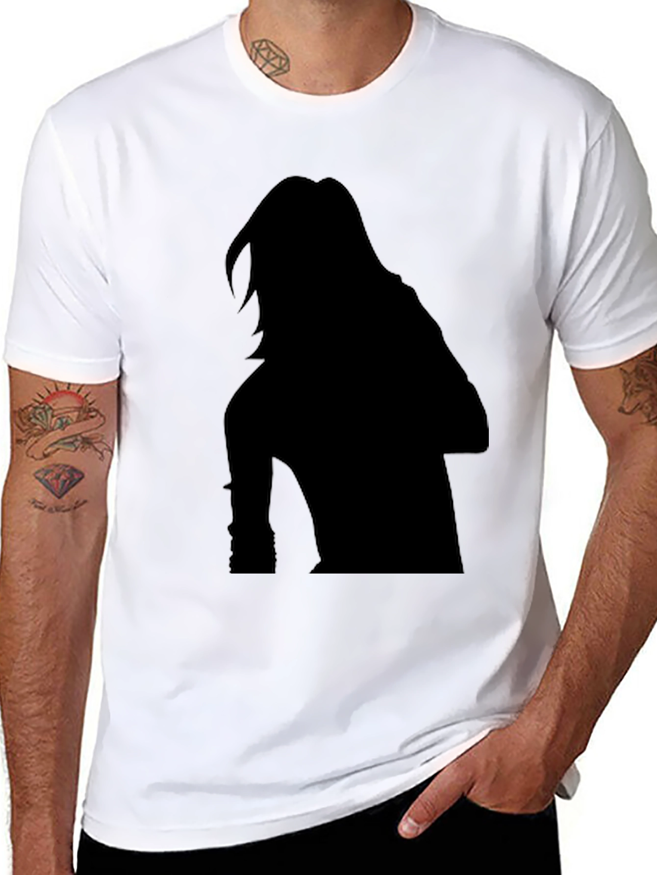 Silhouette Graphic Tee - Edgy Style