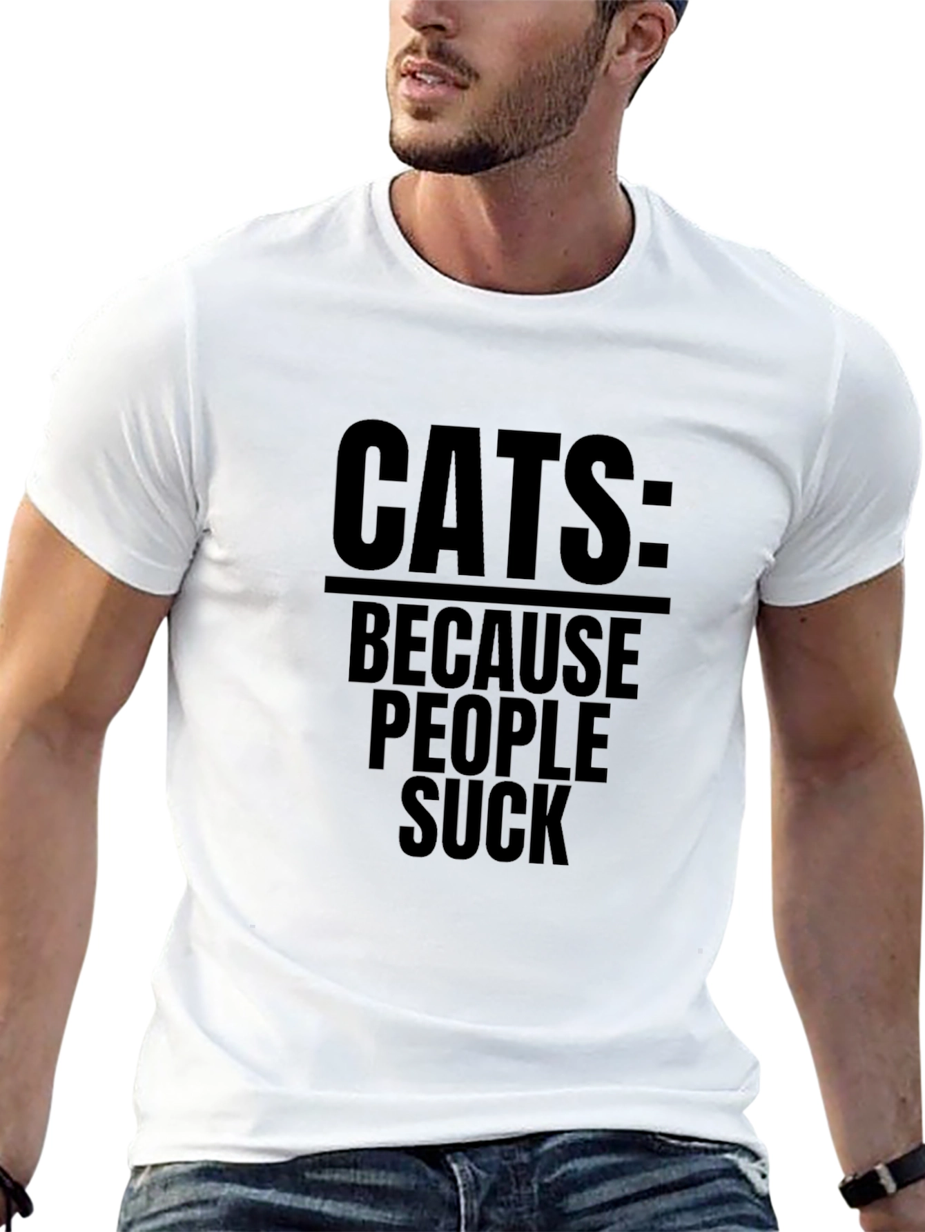 Cats: Because People Suck T-Shirt