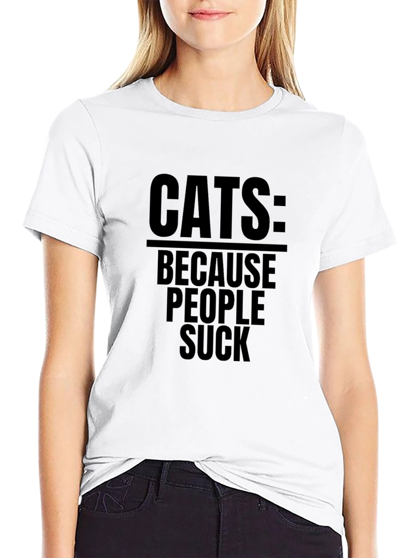 Cats: Because People Suck T-Shirt