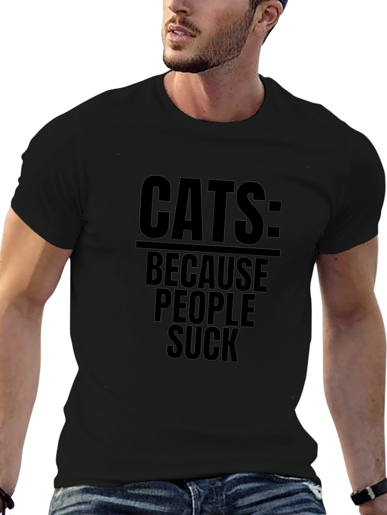 Cats: Because People Suck T-Shirt