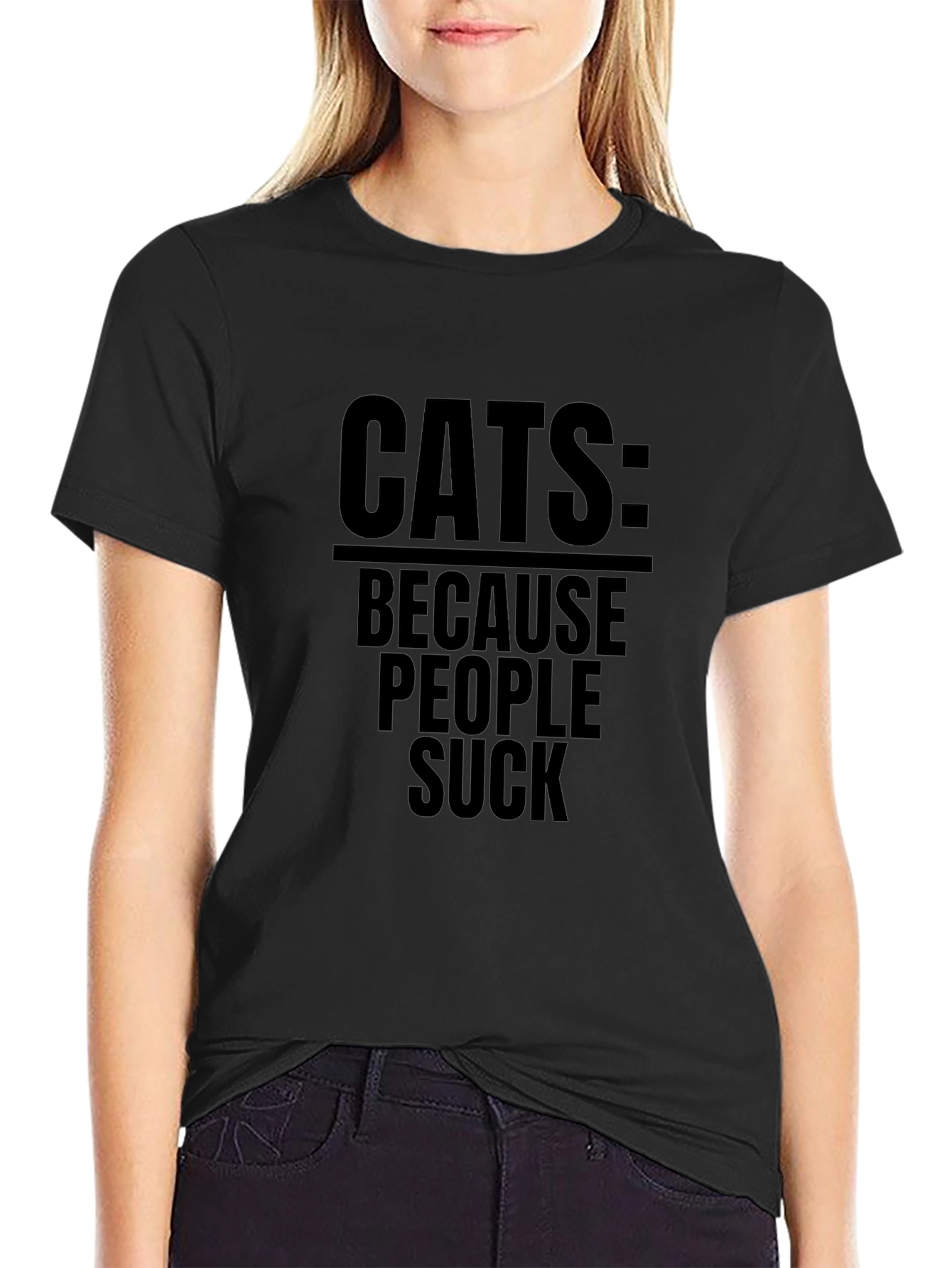 Cats: Because People Suck T-Shirt