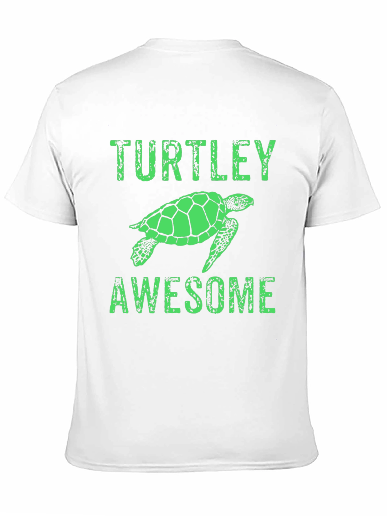 Turtley Awesome Graphic Tee - Black Cotton Blend
