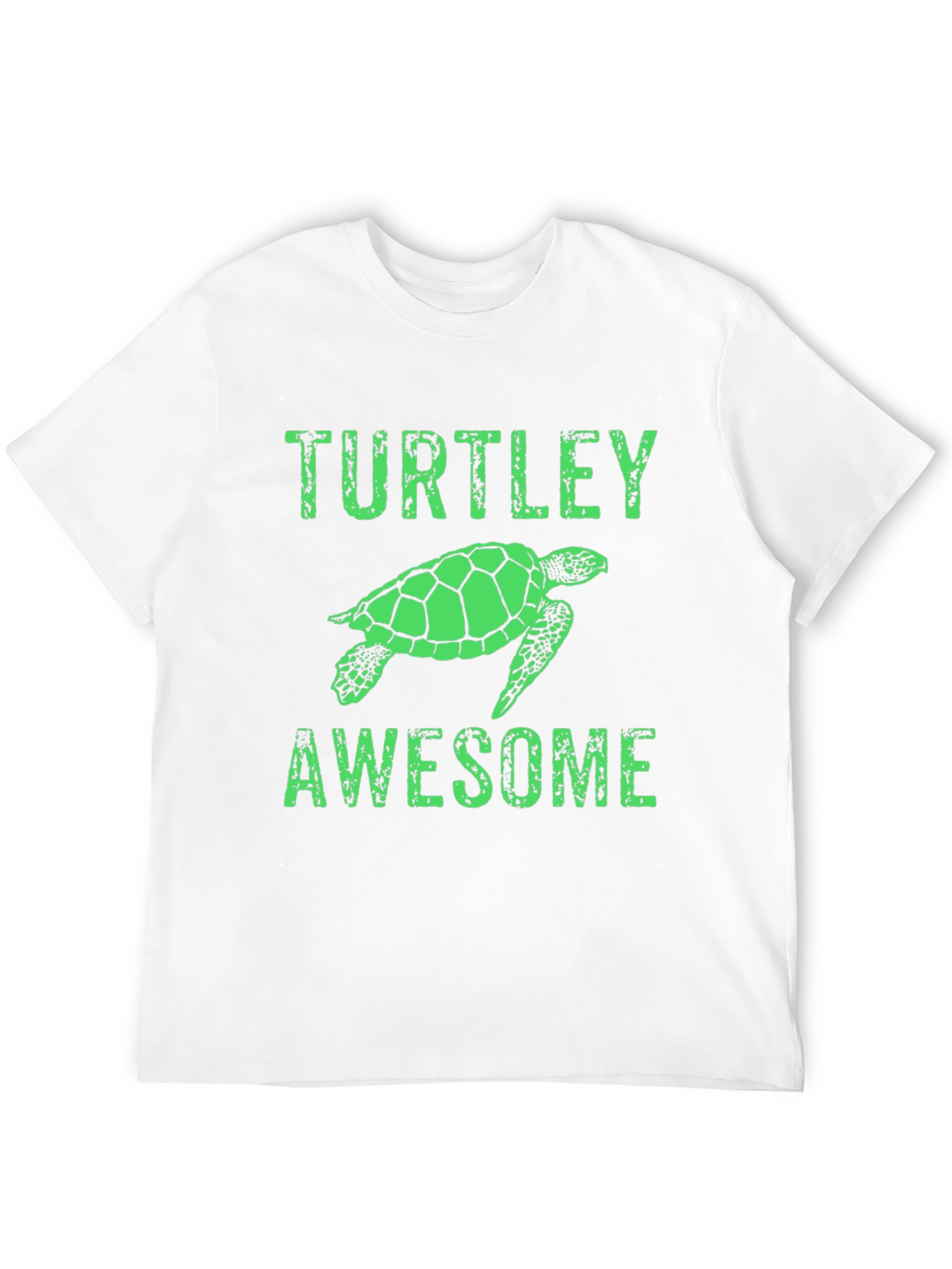 Turtley Awesome Graphic Tee - Black Cotton Blend