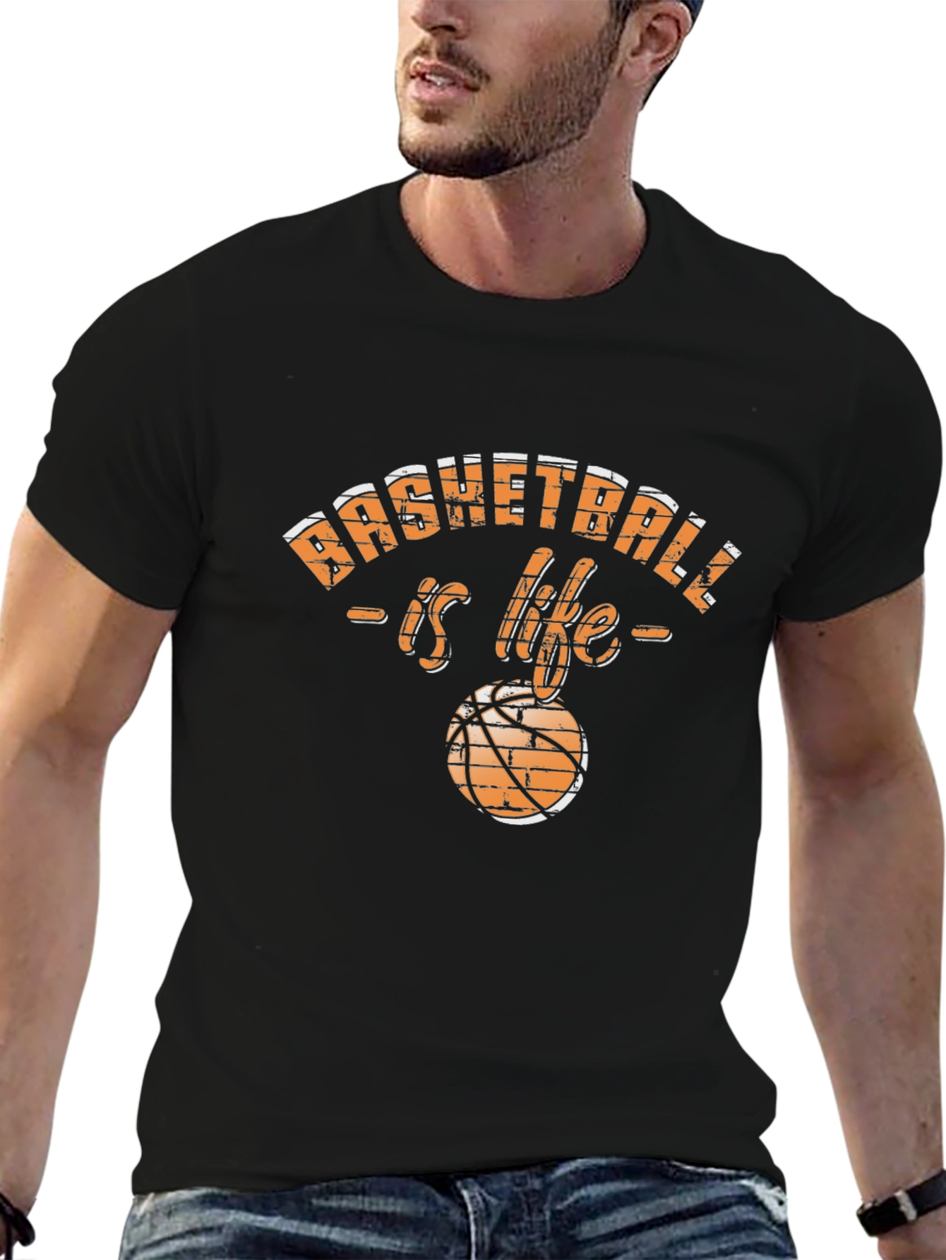 Basketball Is Life Graphic T-Shirt