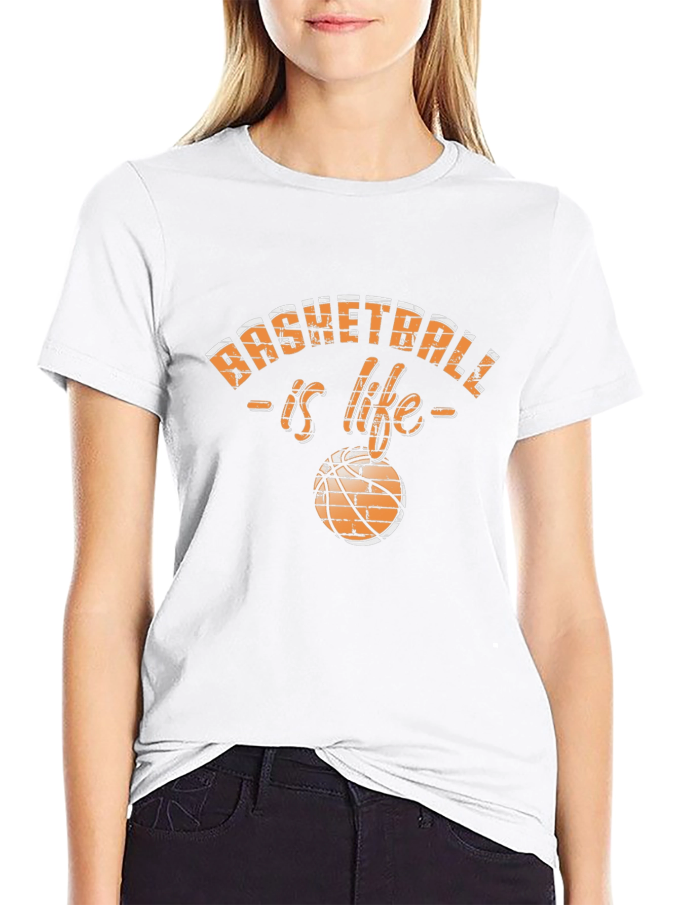 Basketball Is Life Graphic T-Shirt