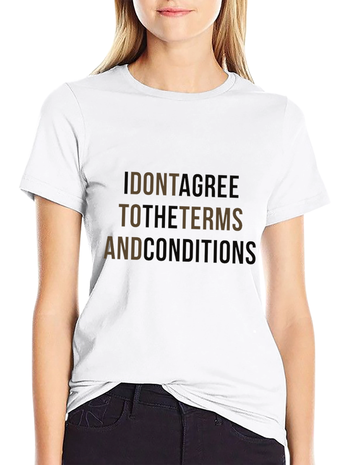 I Dont Agree T-Shirt - Statement Tee