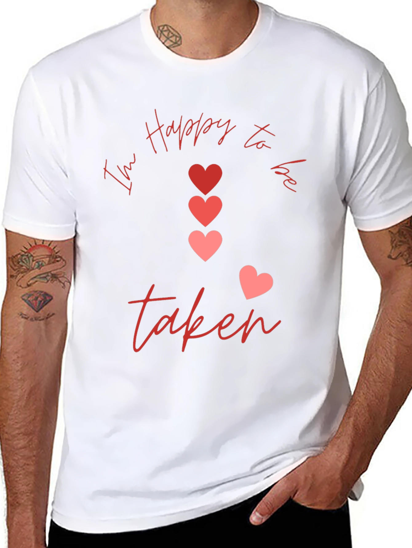 Im Happy to be Taken Graphic T-Shirt