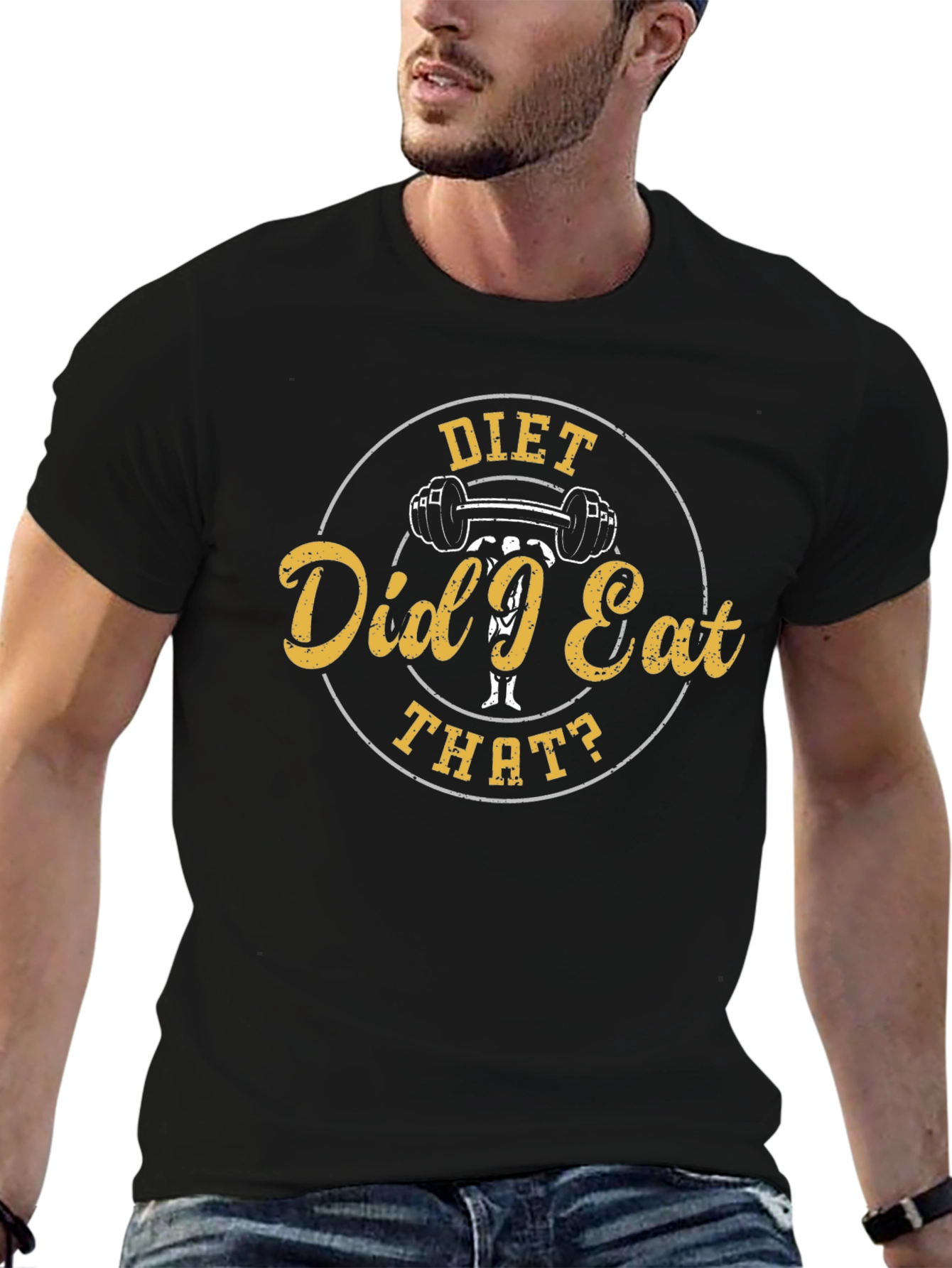Diet Did I Eat That? Funny Gym T-Shirt